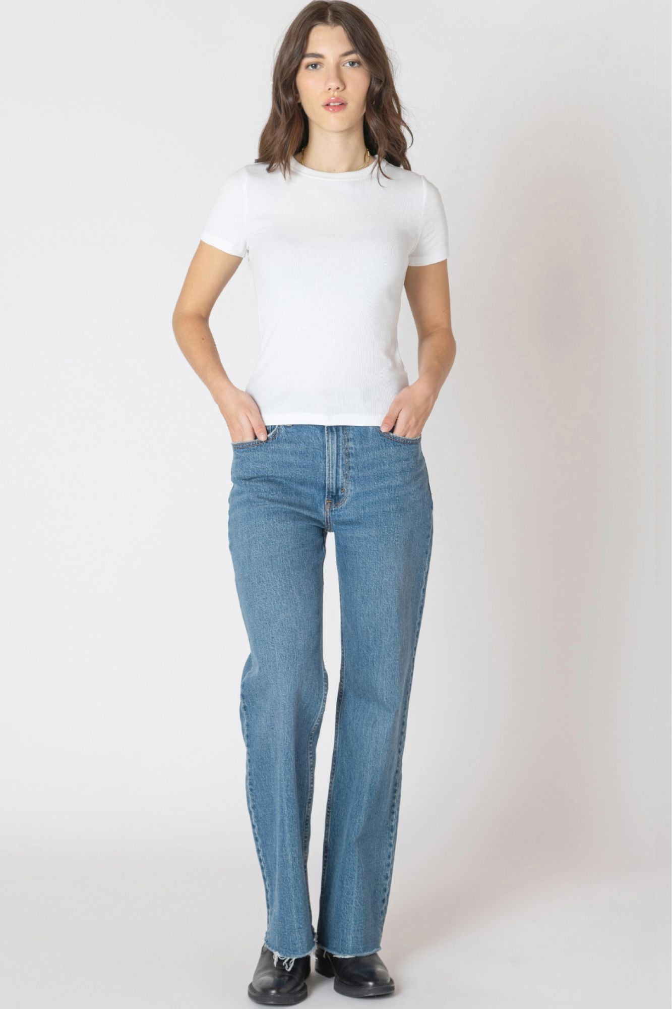 Basic Ribbed Tee