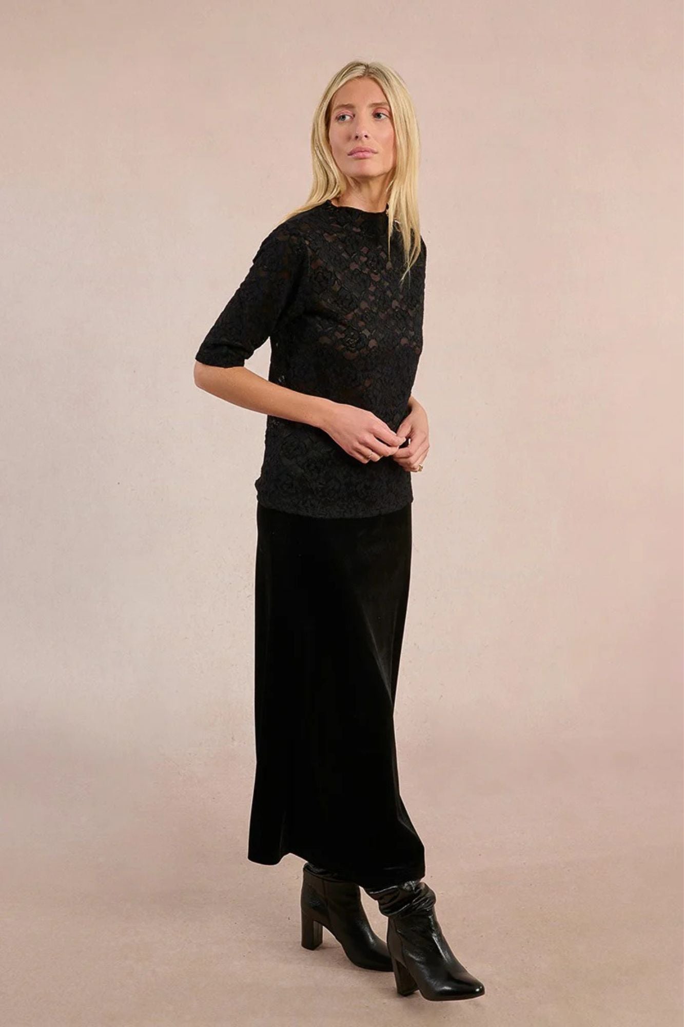 Rose Sheer Top