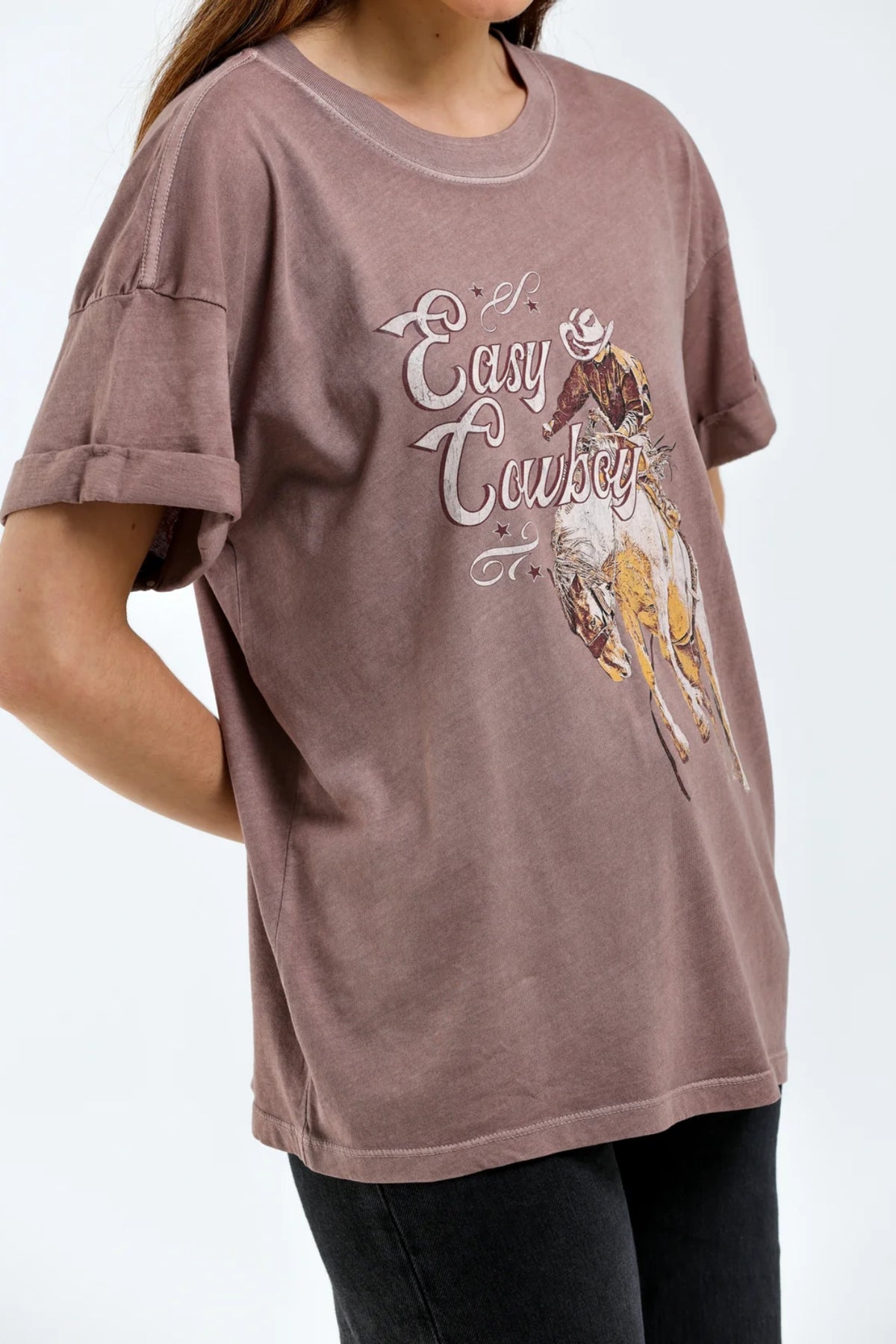 Easy Cowboy Boyfriend Tee