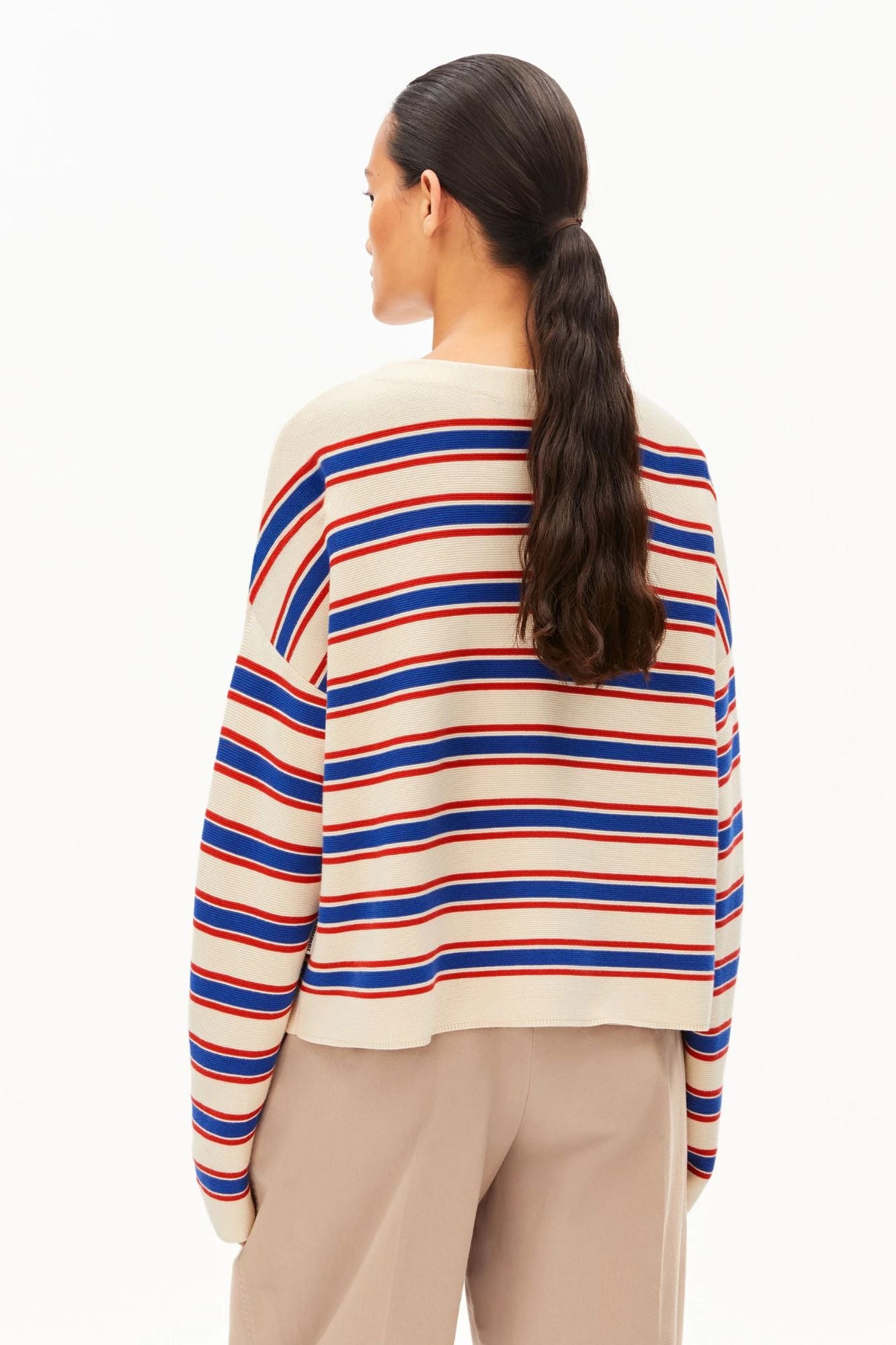Merinna Stripes Knit Sweater