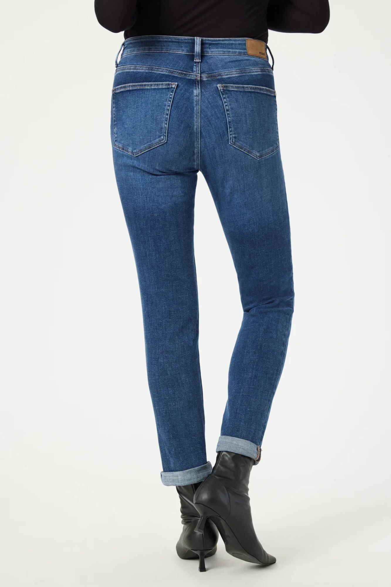 Kathleen Slim Boyfriend | Shaded Feather Blue