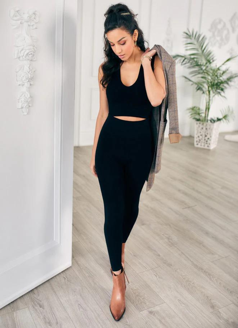 Legging taille haute pleine longueur