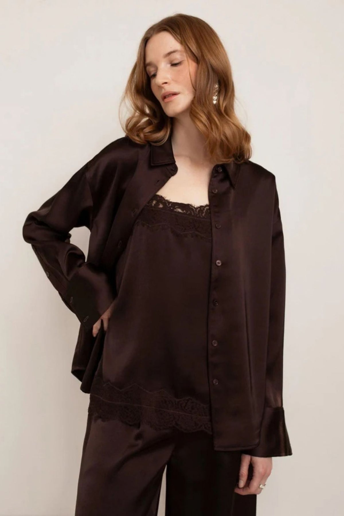 Simone Button Up