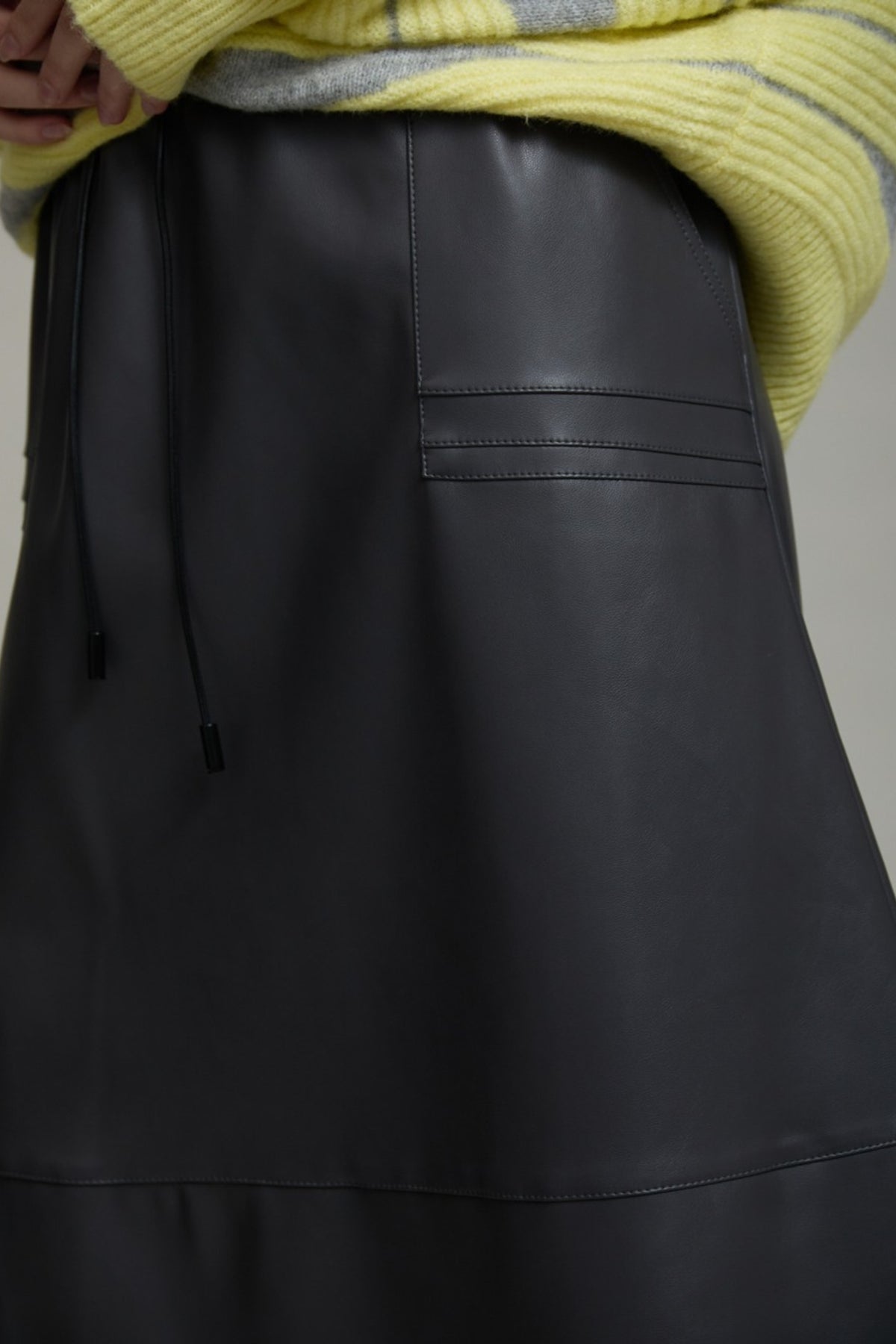 Faux Leather Skirt