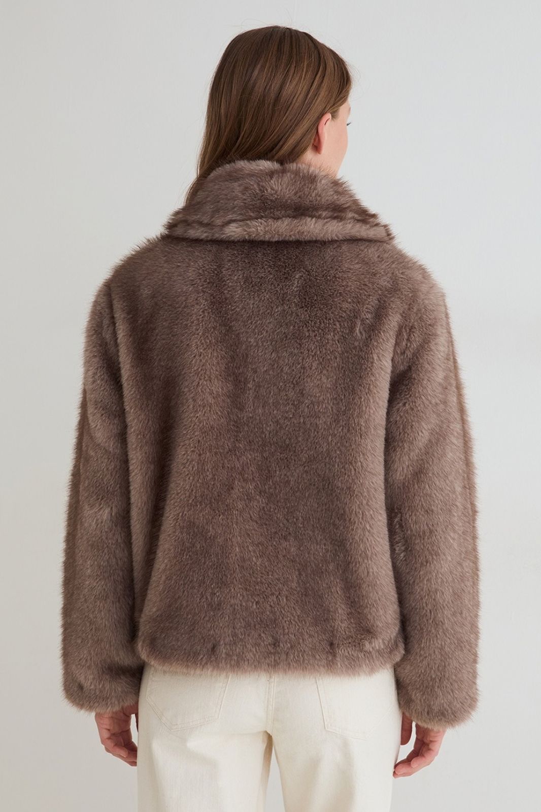 Short Faux Fur Coat