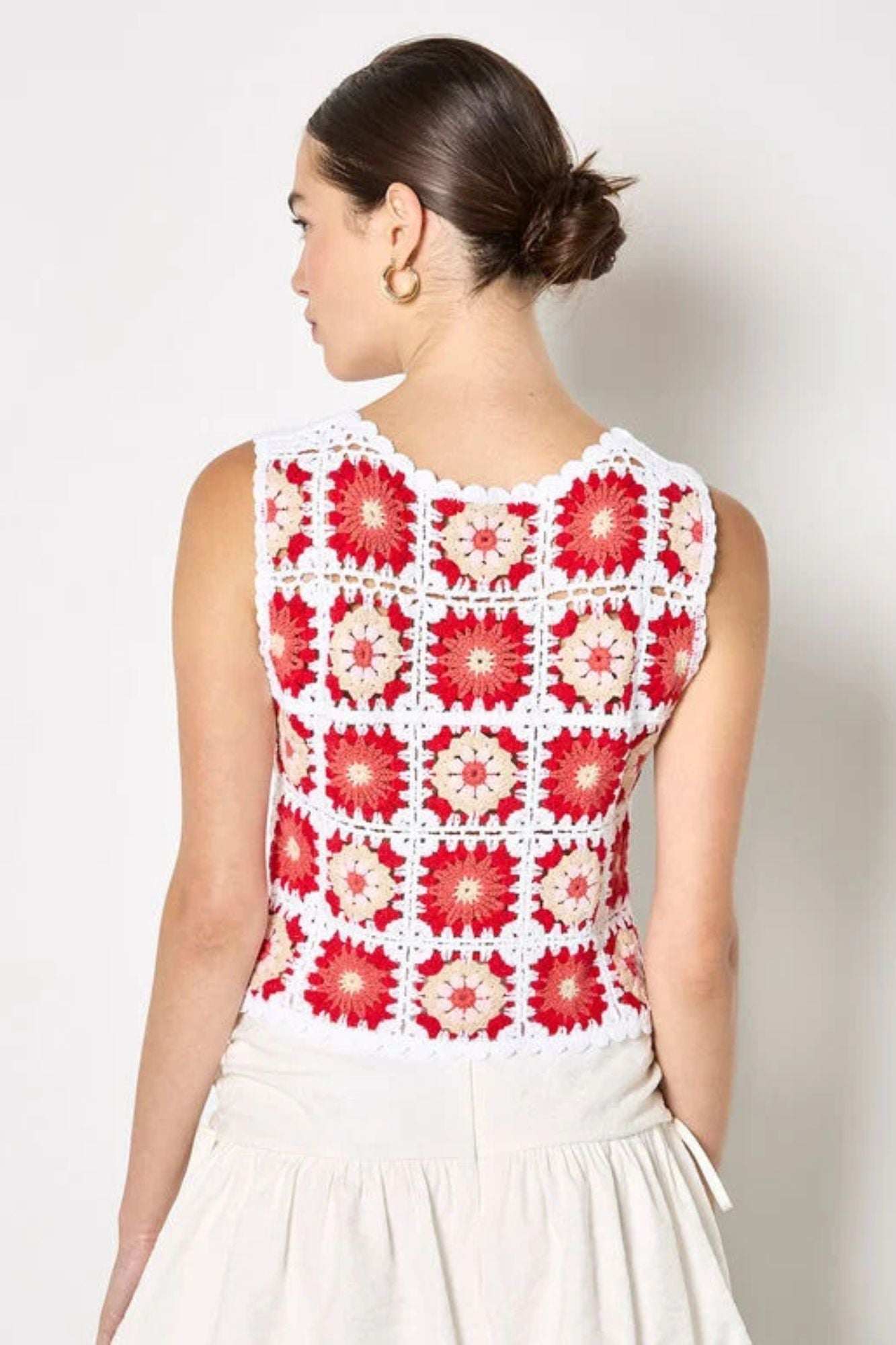 Crochet Button Through Vest