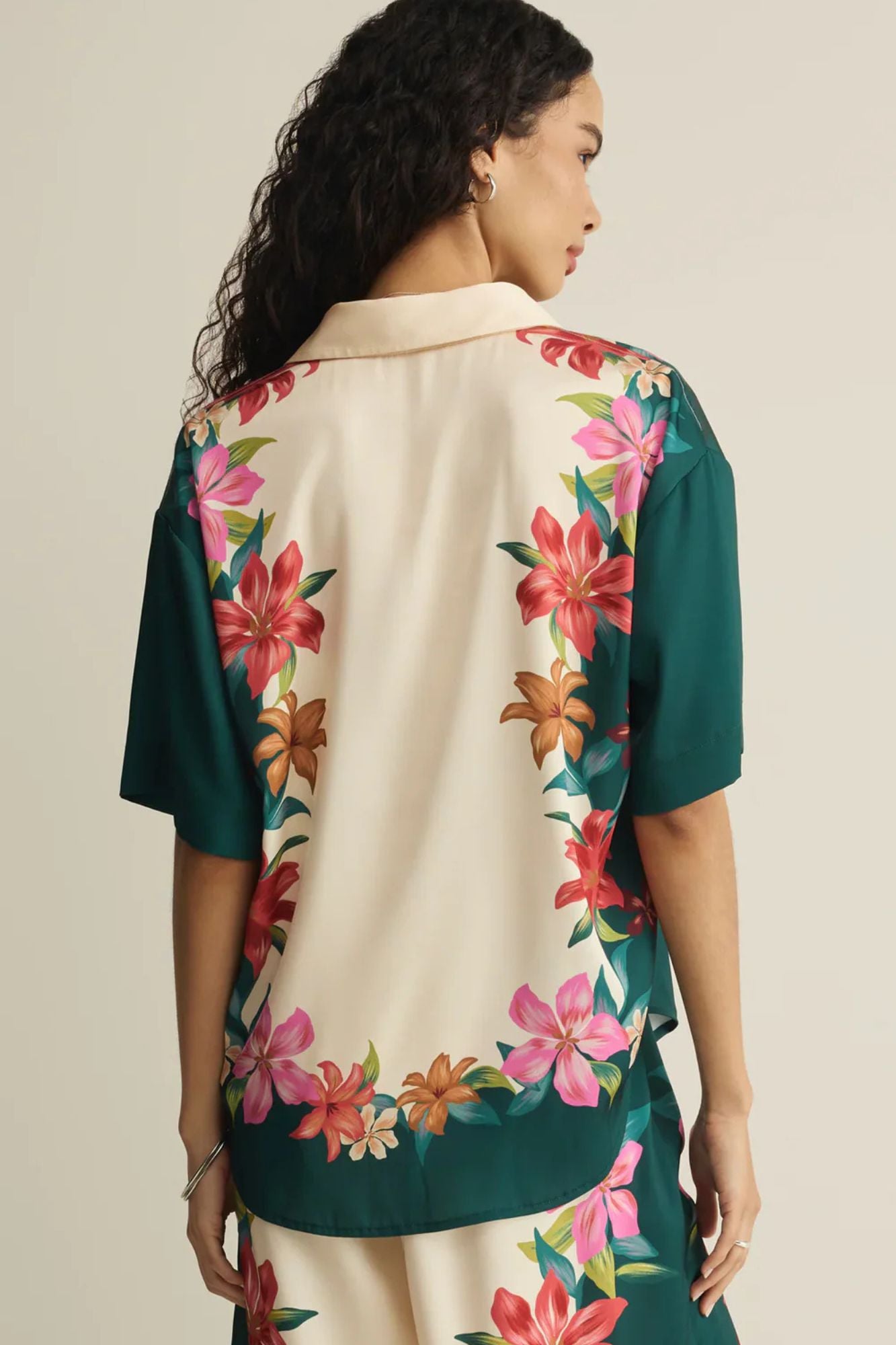Lani Kiwi Button Up