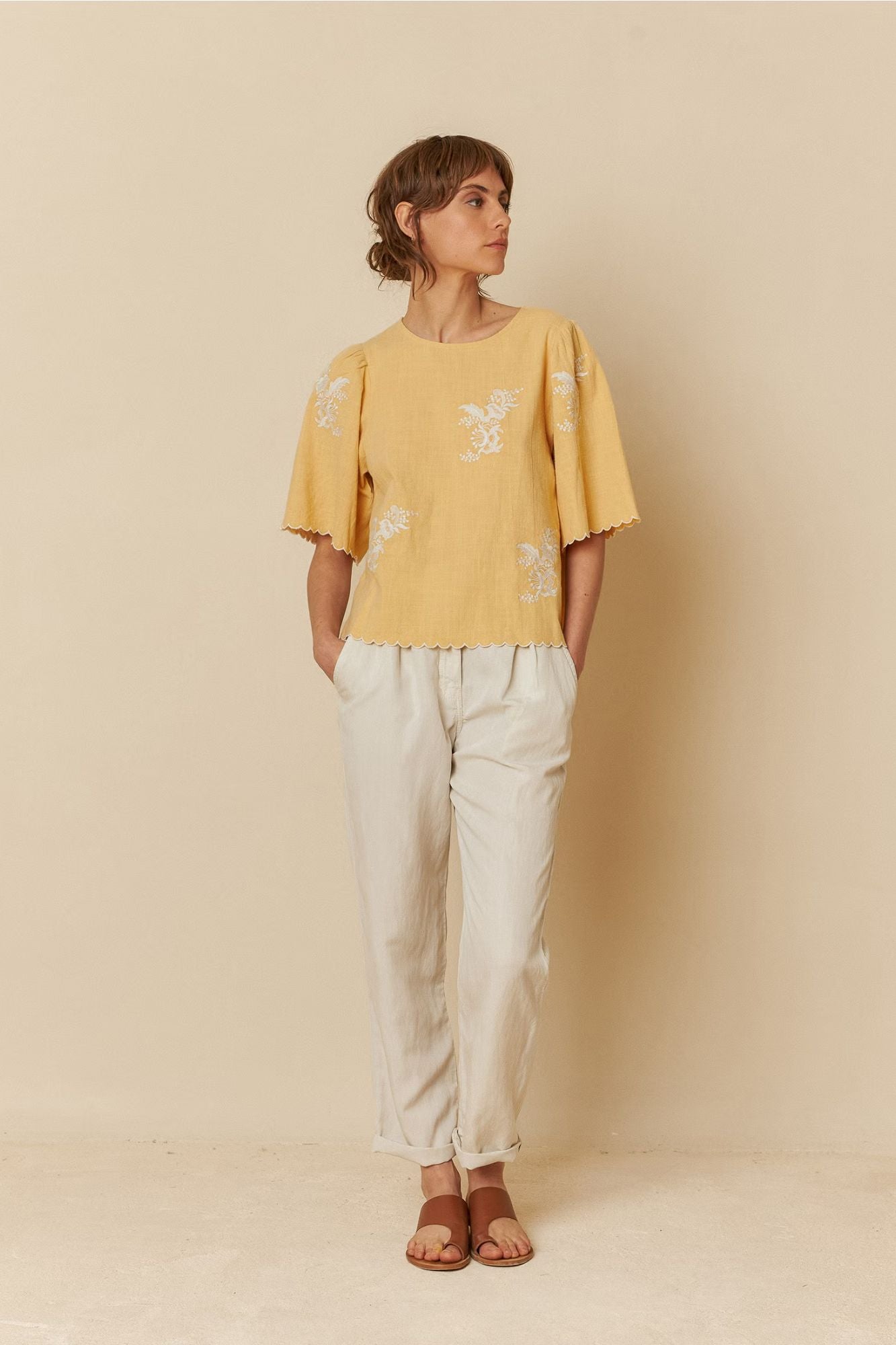 Butterfly Sleeve Blouse