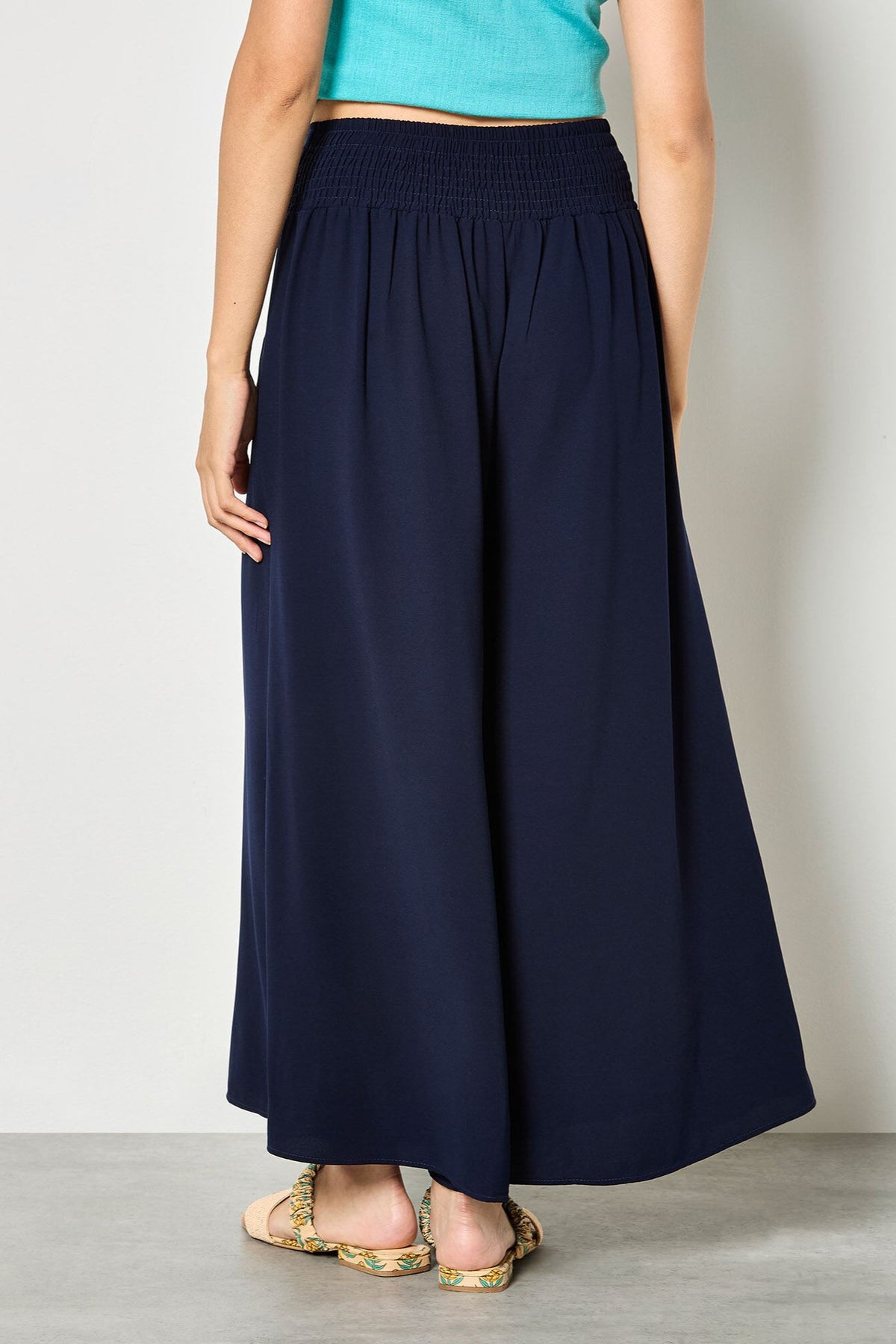 Big Waistband Wide Trousers