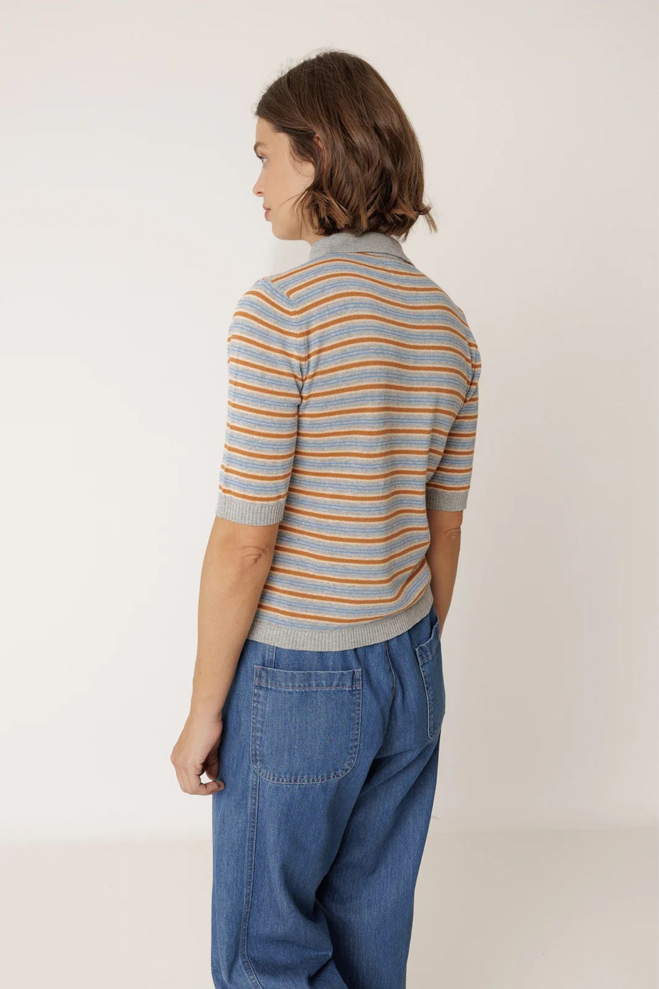 Straight Knit Polo