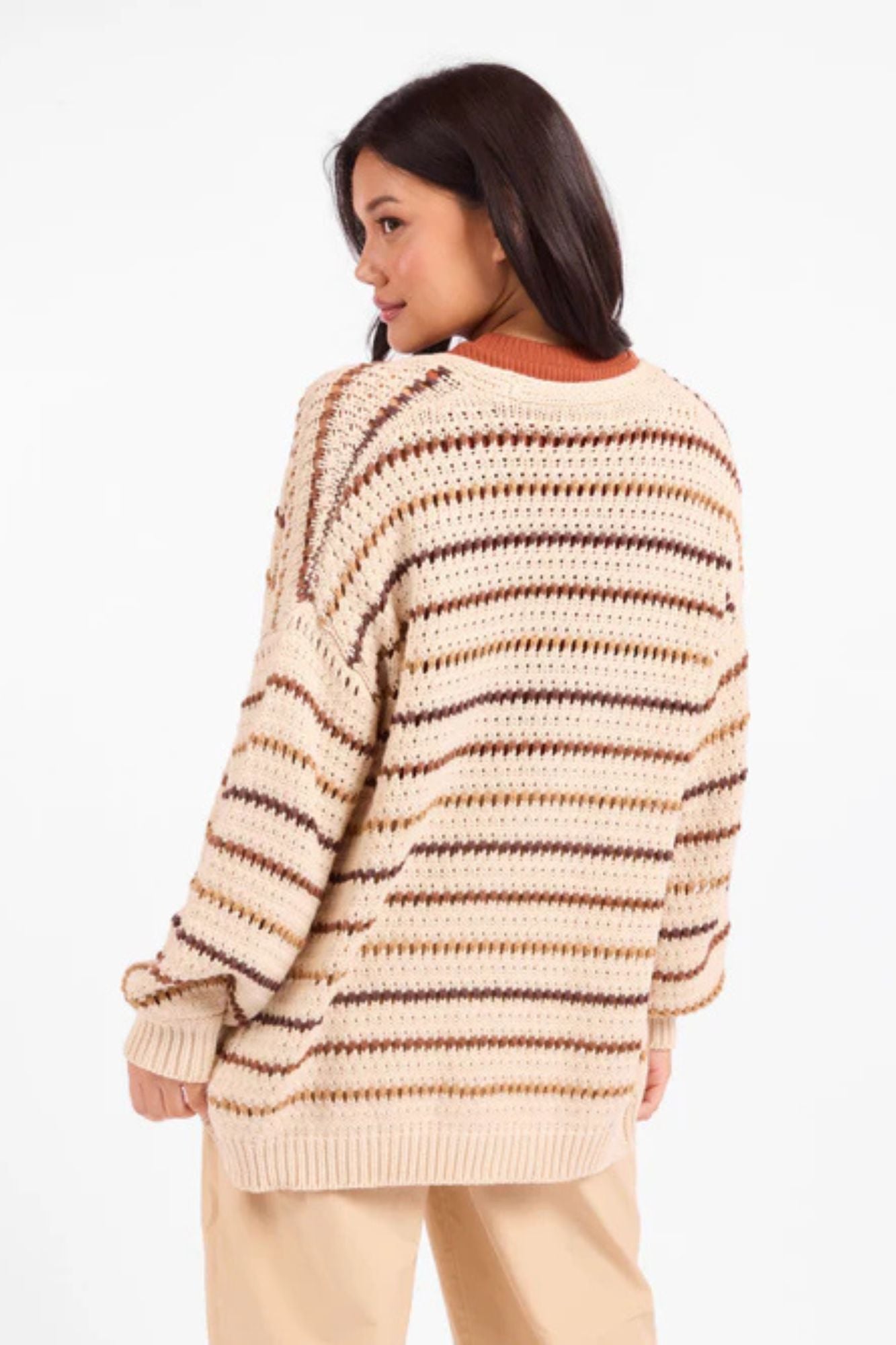 Lost Range Stripe Cardigan