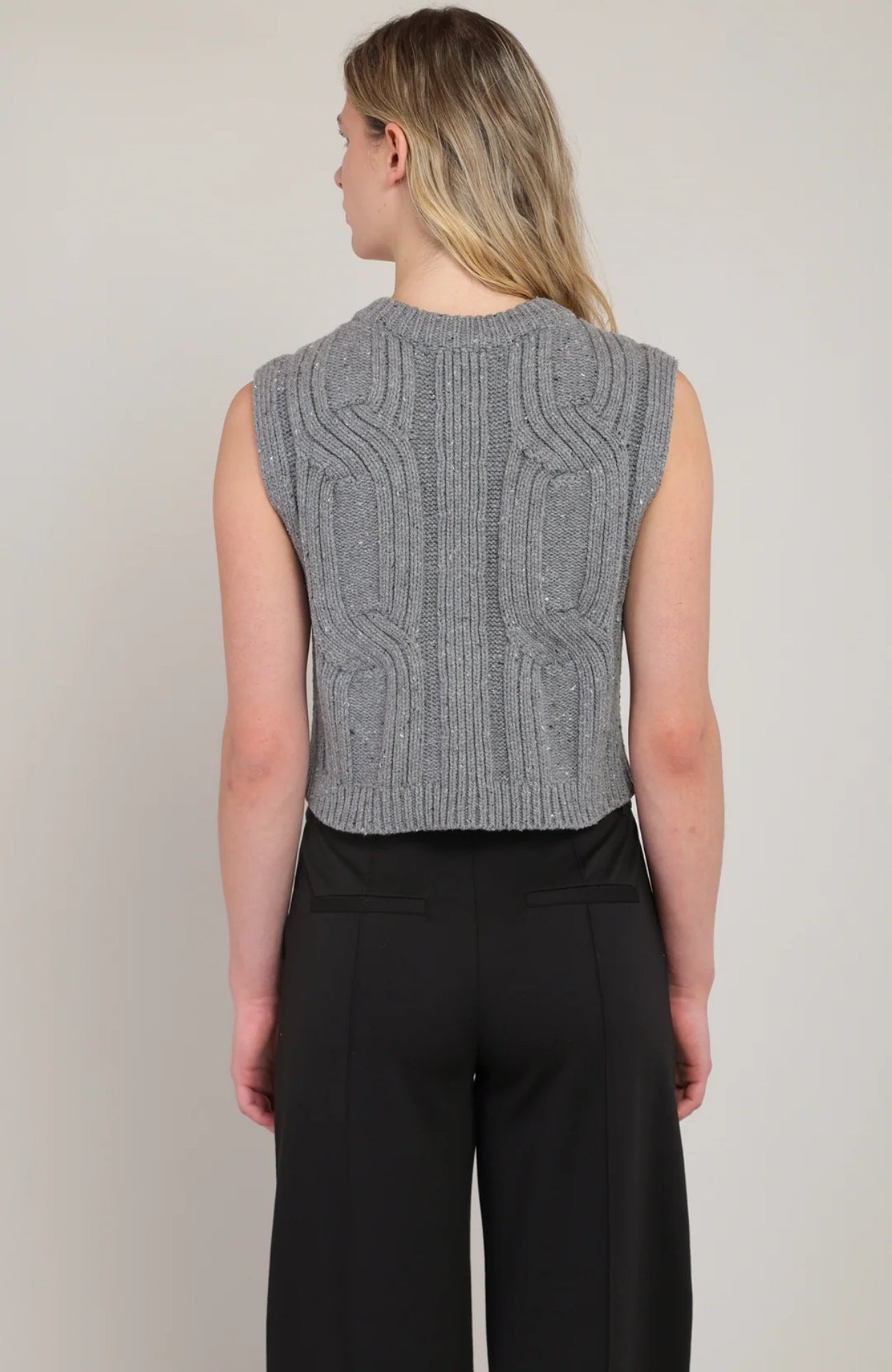 Cable Sweater Vest