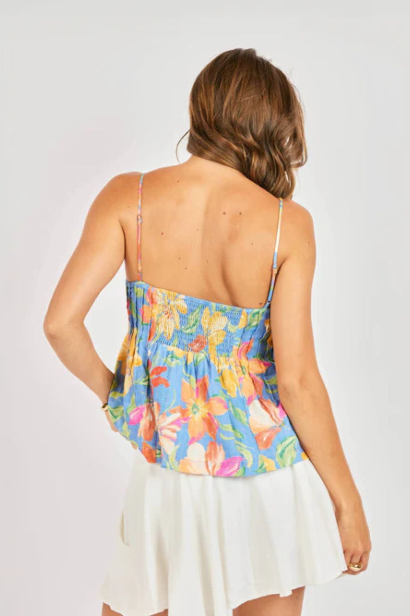 Beach Cowgirl Pleated Cami