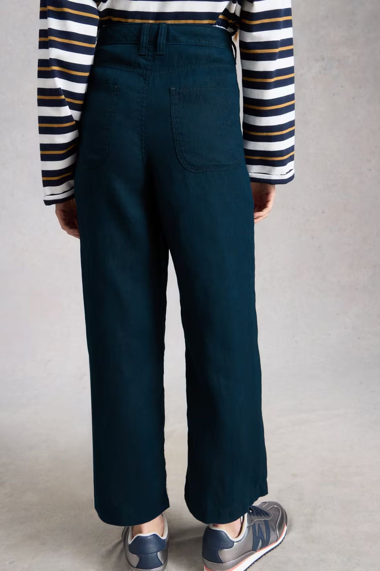 Tia Linen Wide Leg Crop