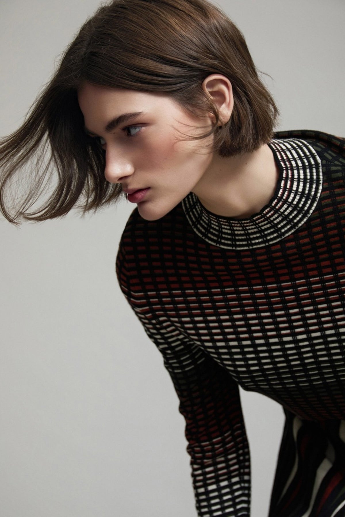 Intarsia Stripes Sweater