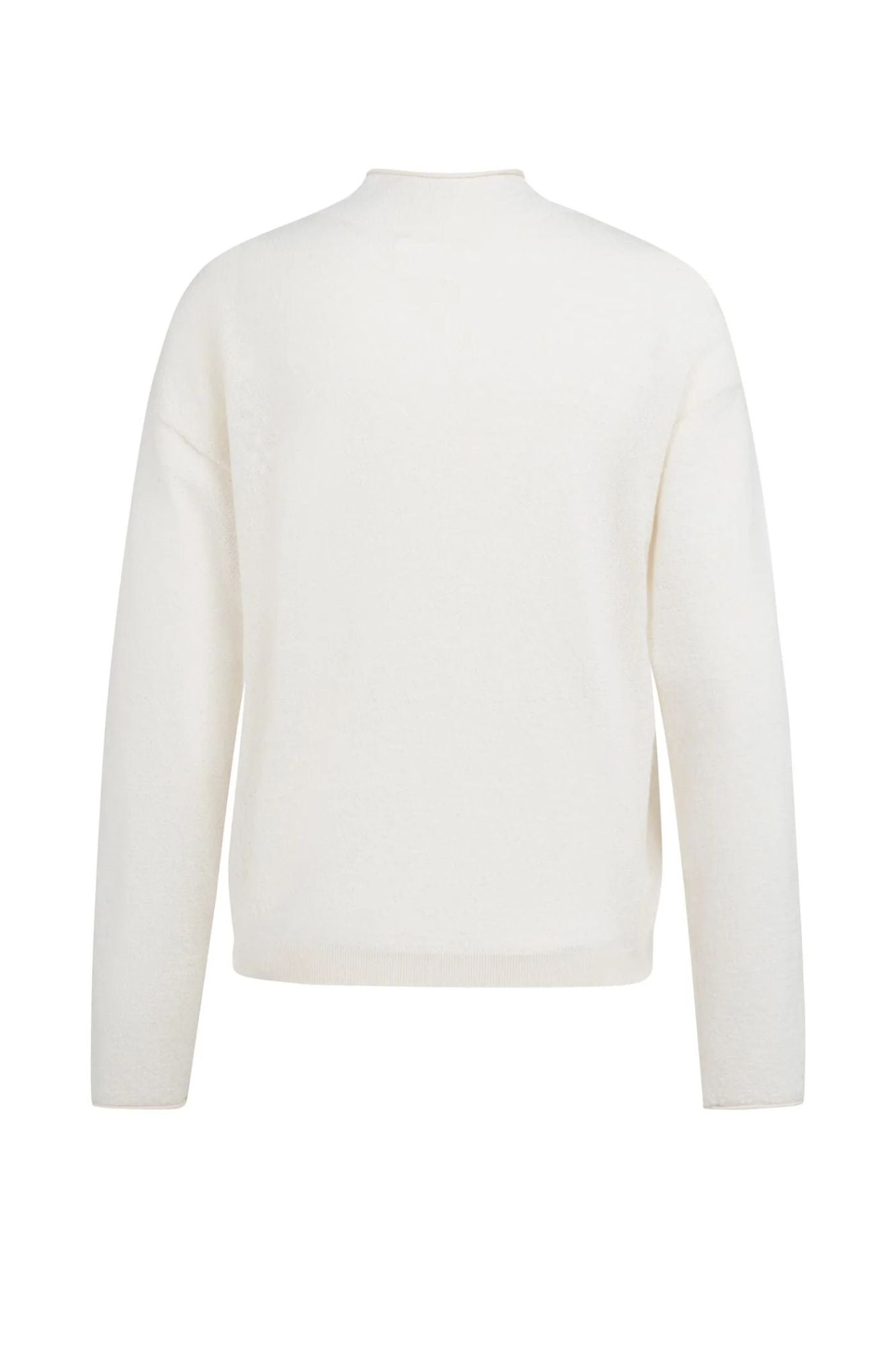 Textured Cardigan High Neck