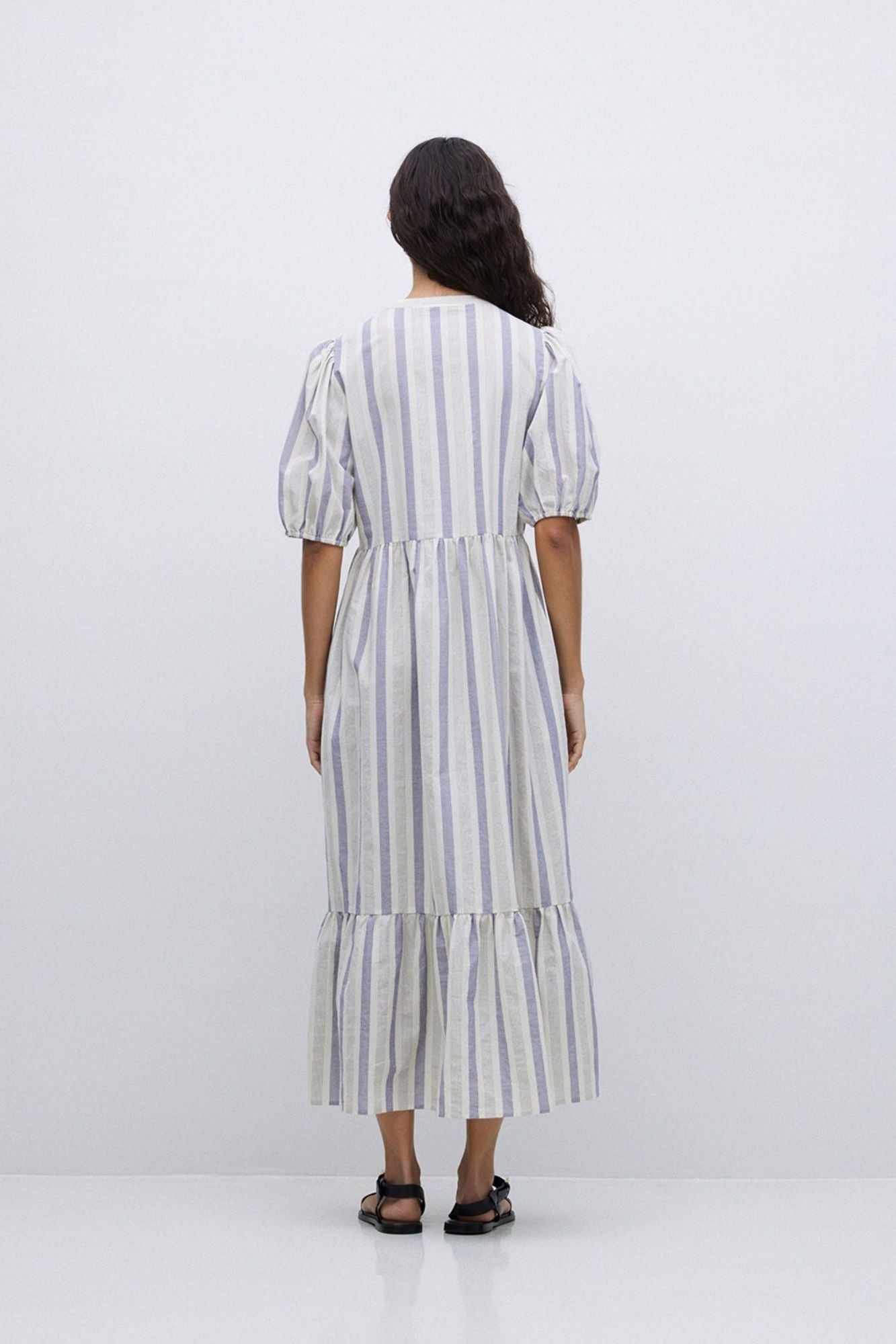 Long Ruffled Dress