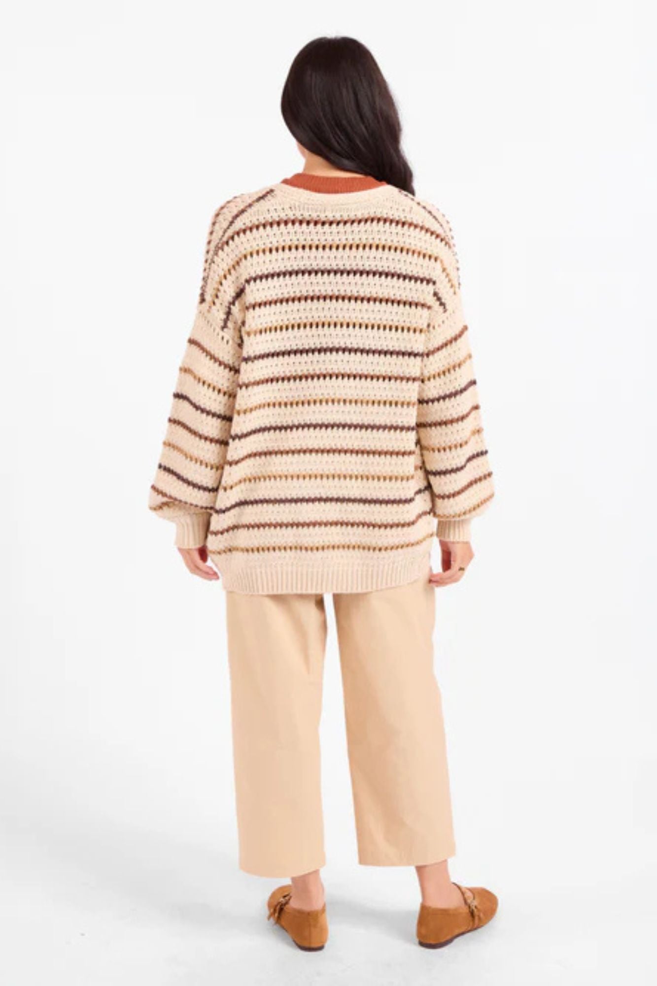 Lost Range Stripe Cardigan