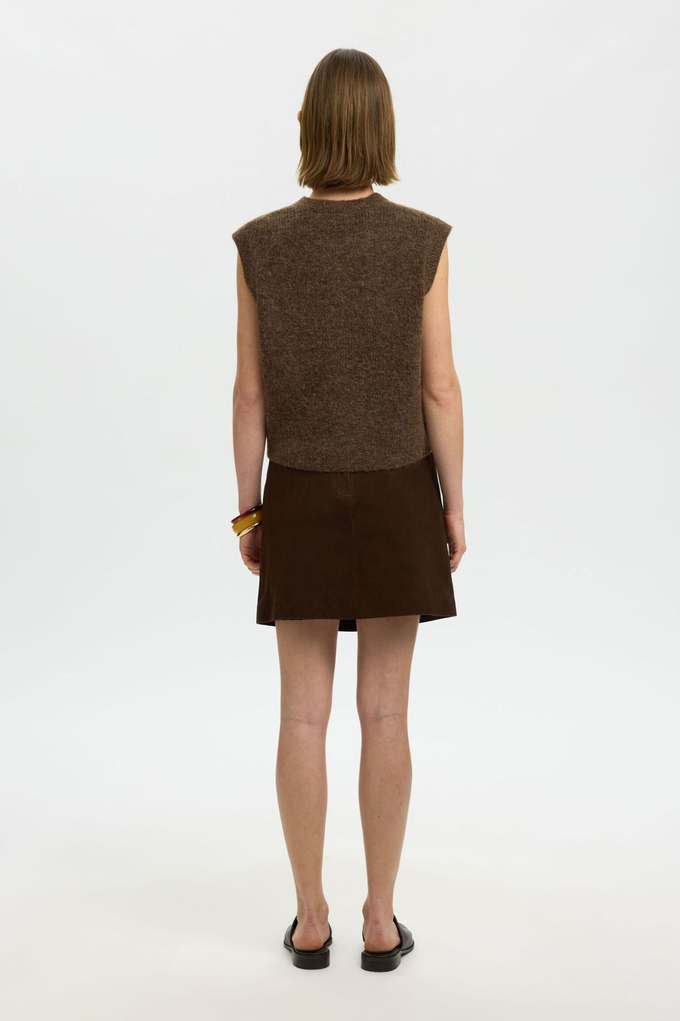 Lulu Button O-Neck Vest