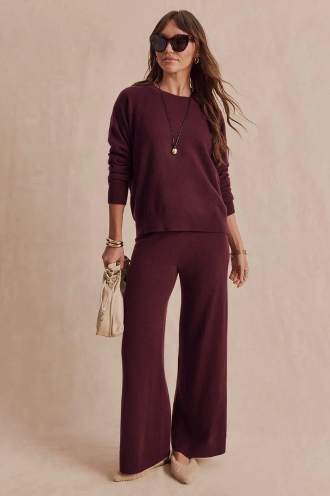 Tori Cashmere Wide Leg