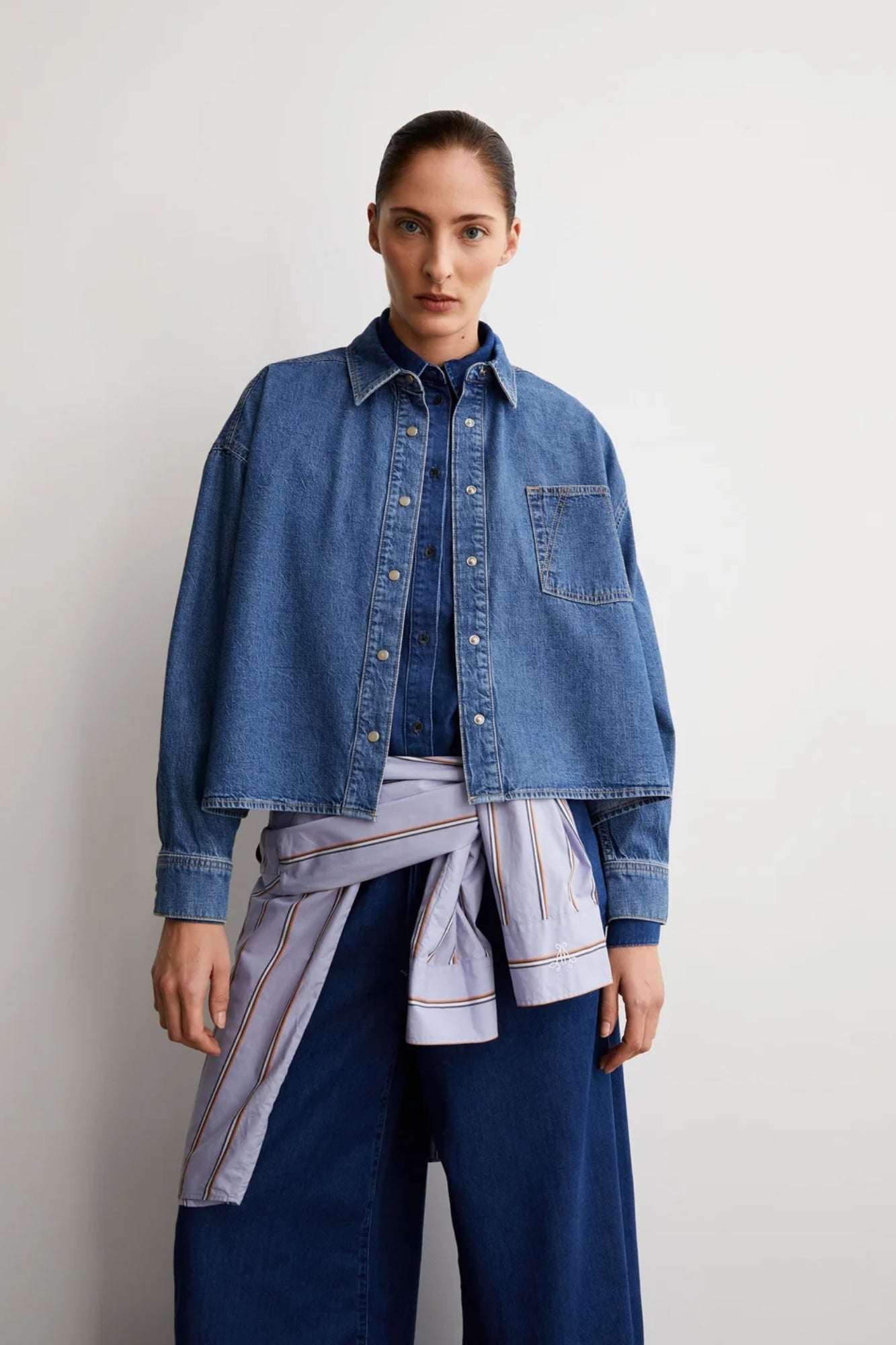 Nalaani Denim Blouse