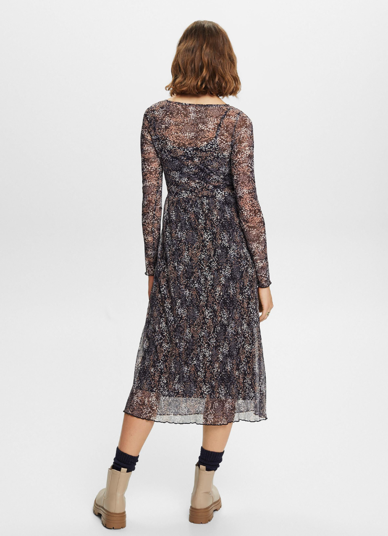 Mesh Midi Dress
