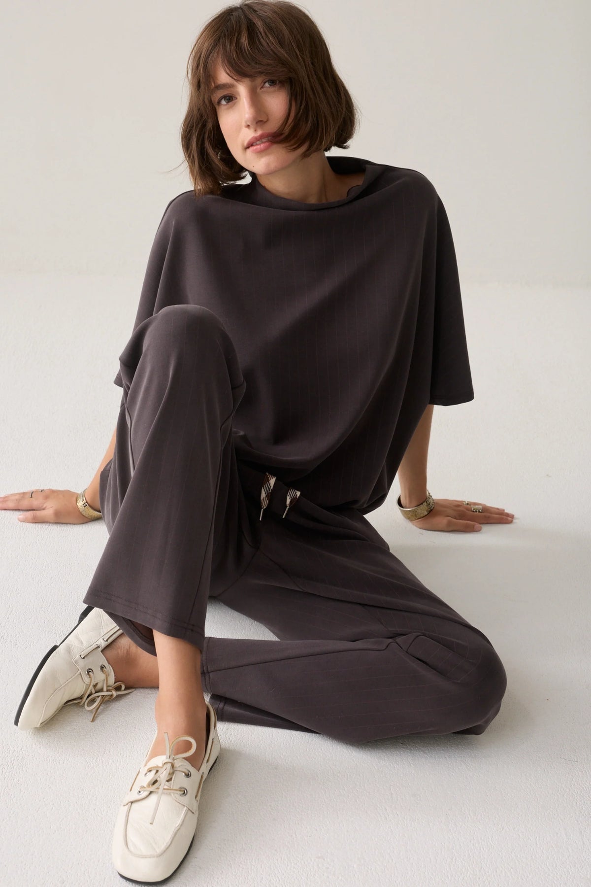 Tapered Pinstripe Pant