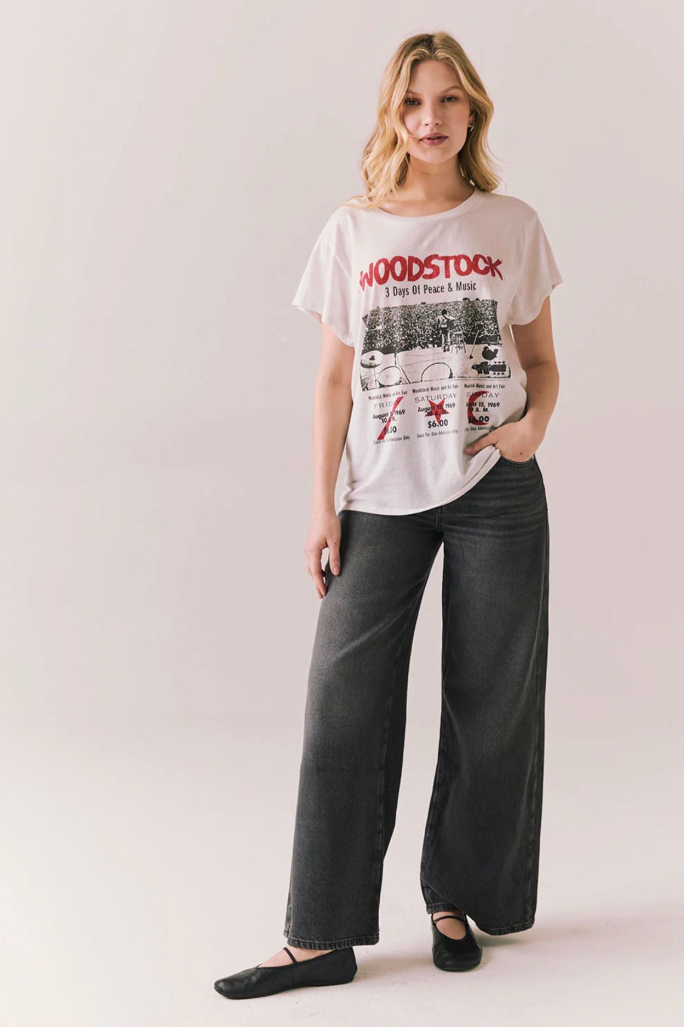 Woodstock Peace And Music Tee