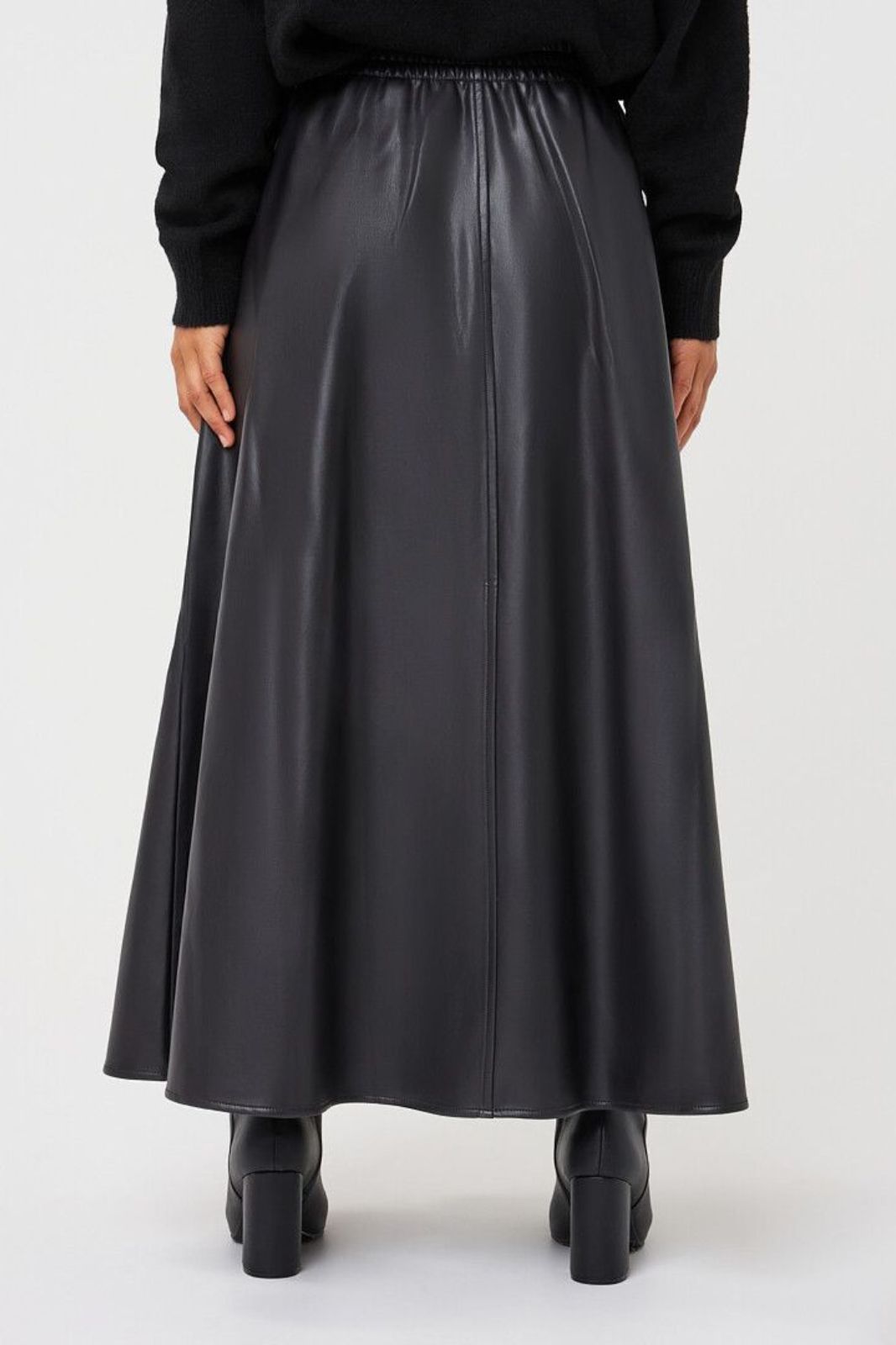 Faux Leather Skirt