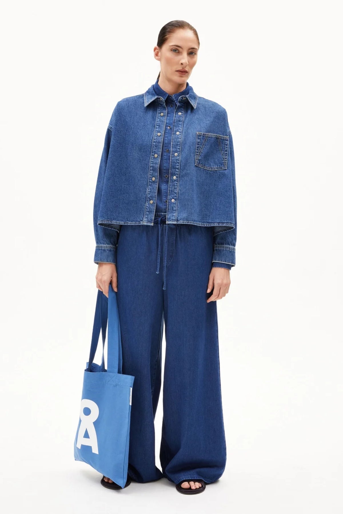 Nalaani Denim Blouse