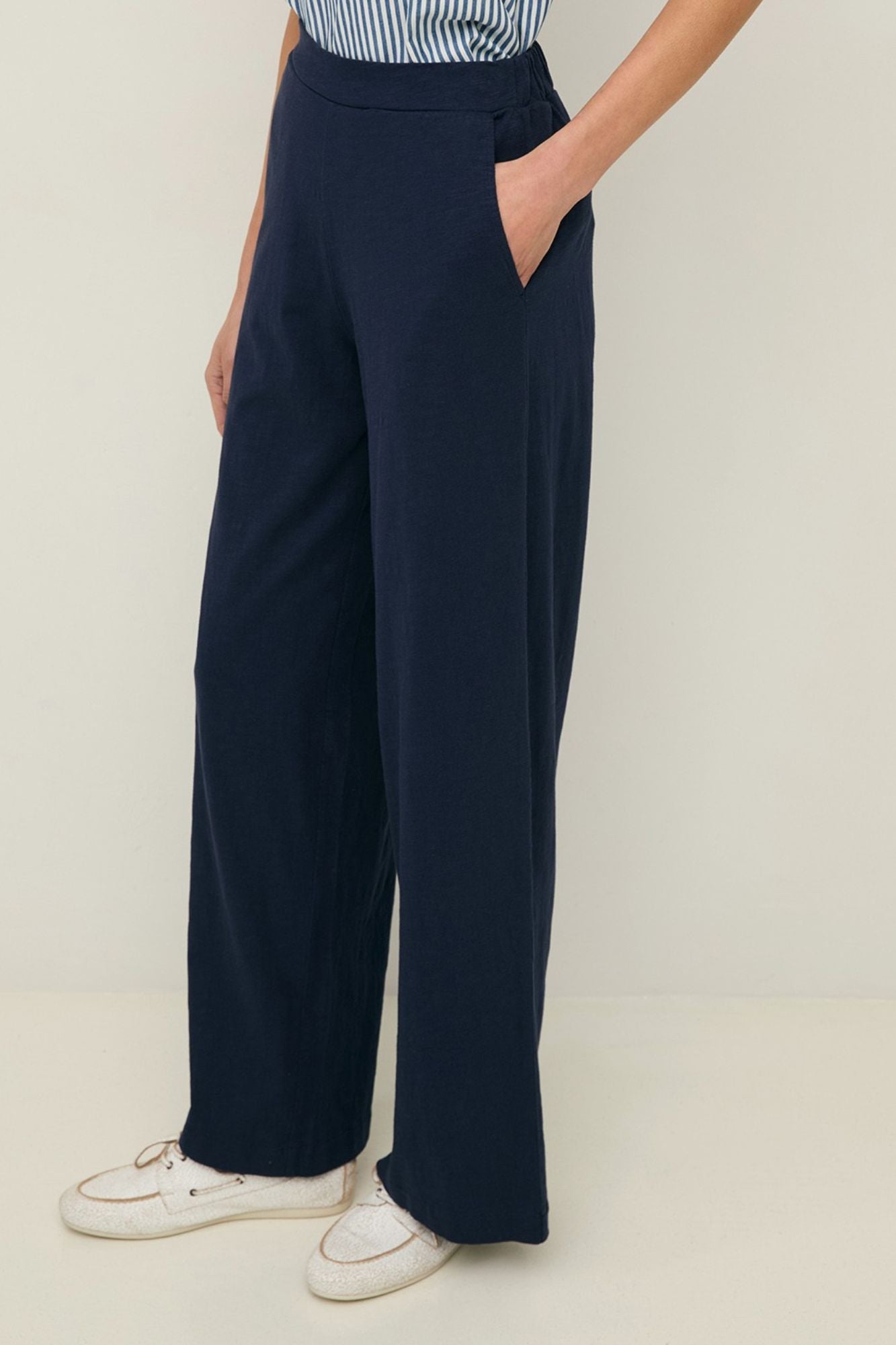 Wide Leg Flame Trousers