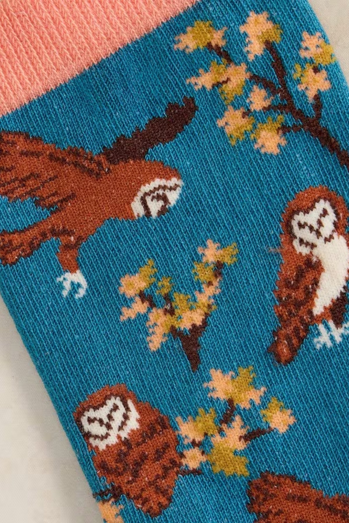 Flying Owl Ankle Sock