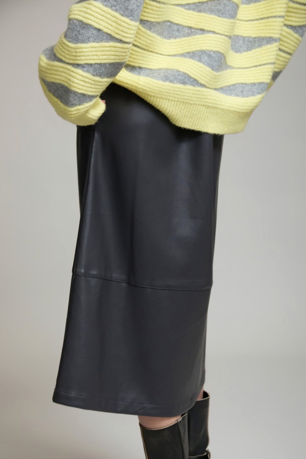 Faux Leather Skirt
