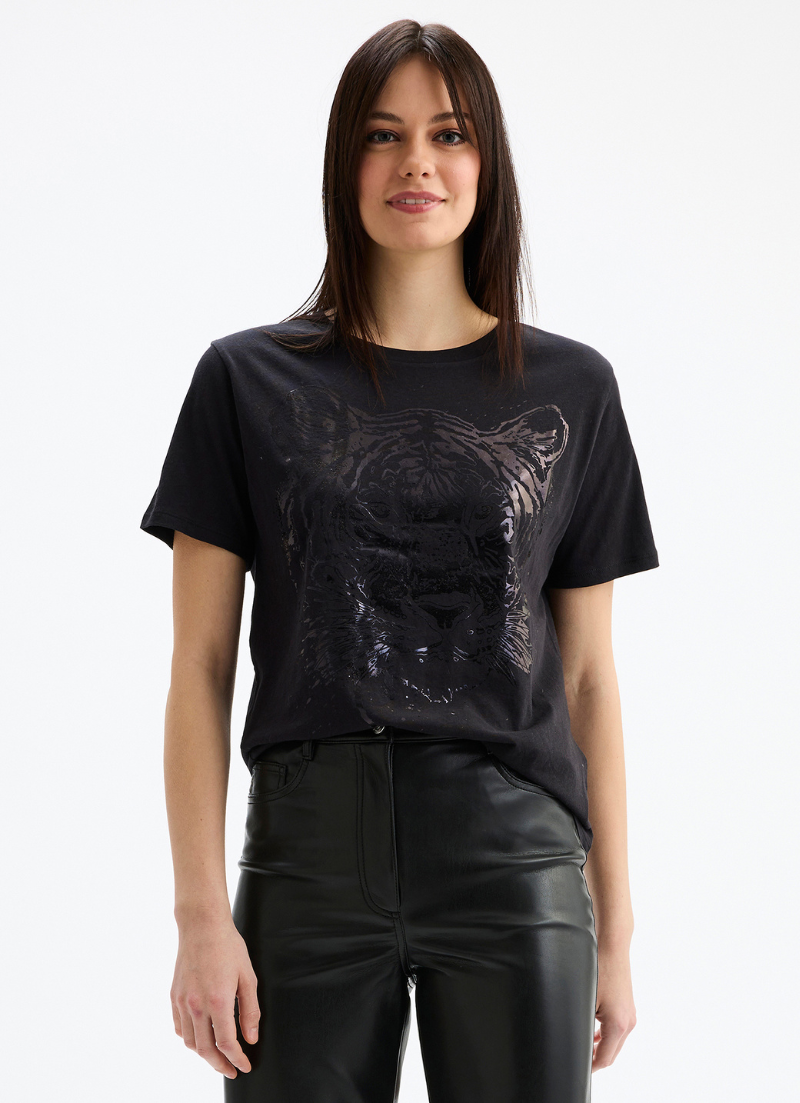 T-shirt Feuille de Tigre
