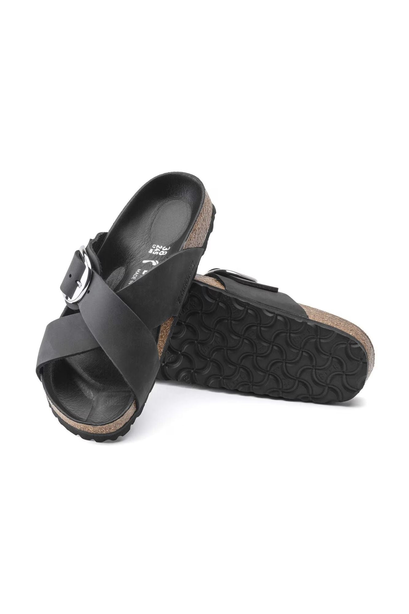 Siena Big Buckle Oiled Leather I Narrow