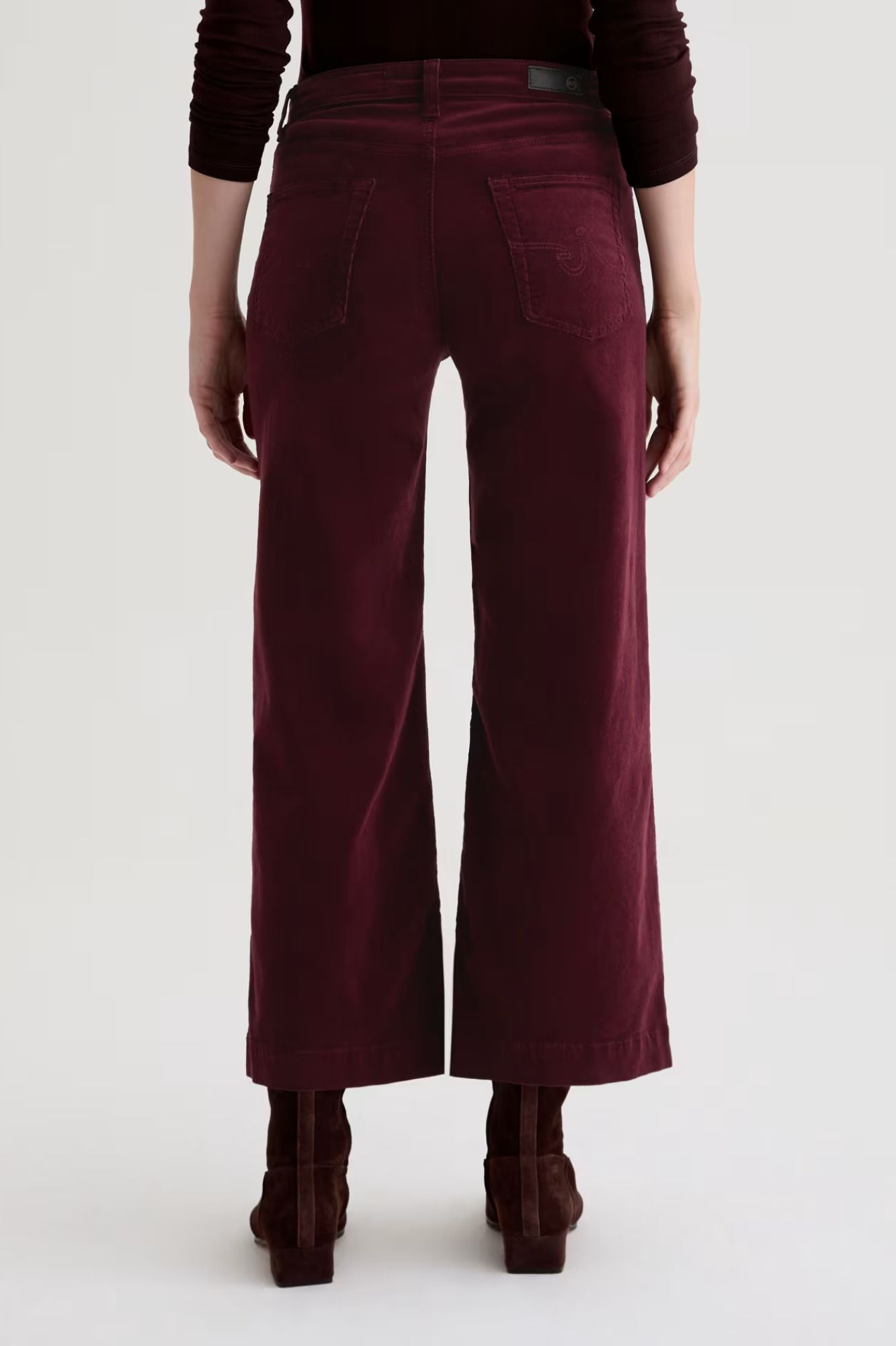 Saige Wide Leg Crop Cordouroy