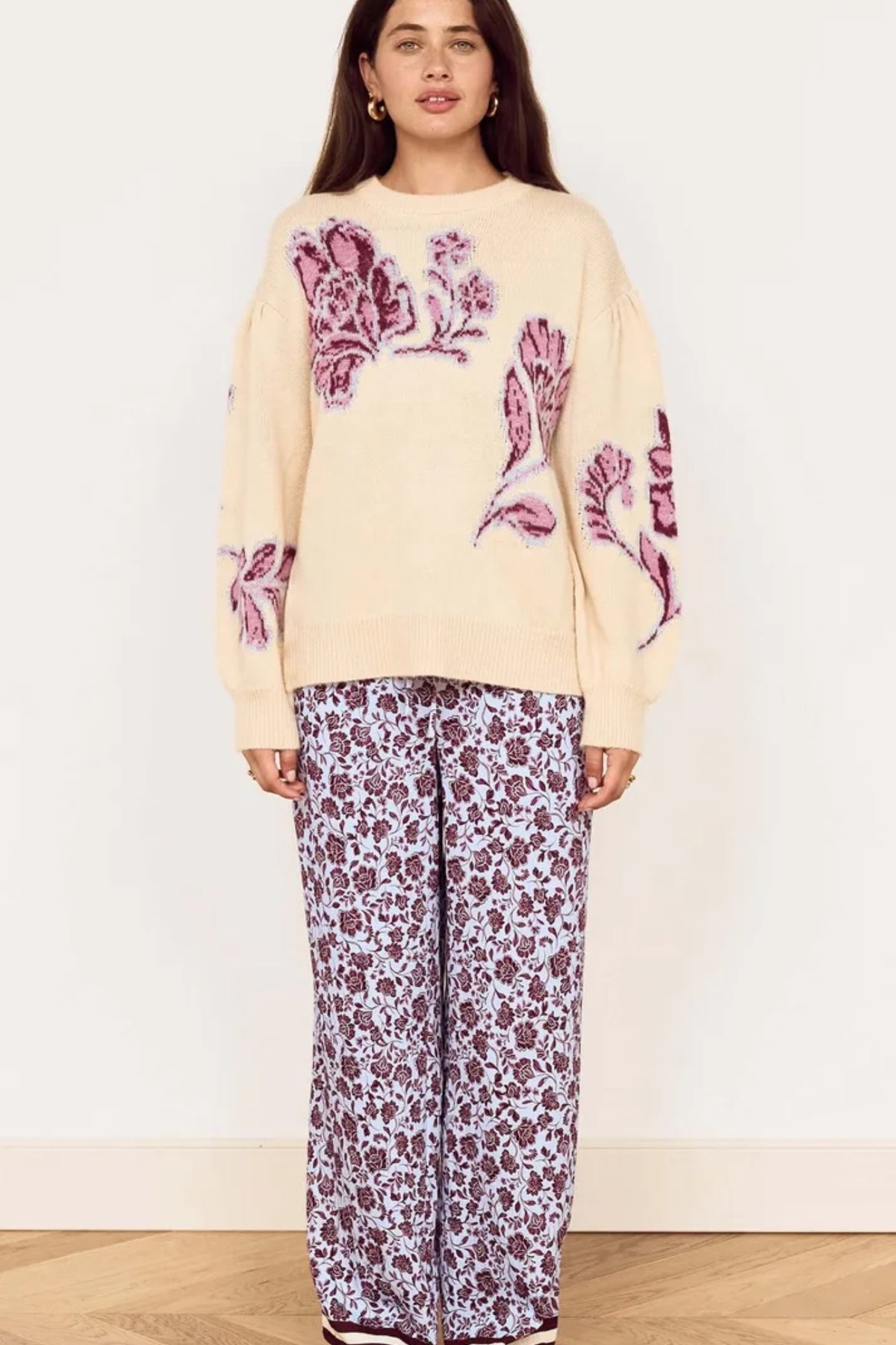 Ophelia Intarzia Sweater