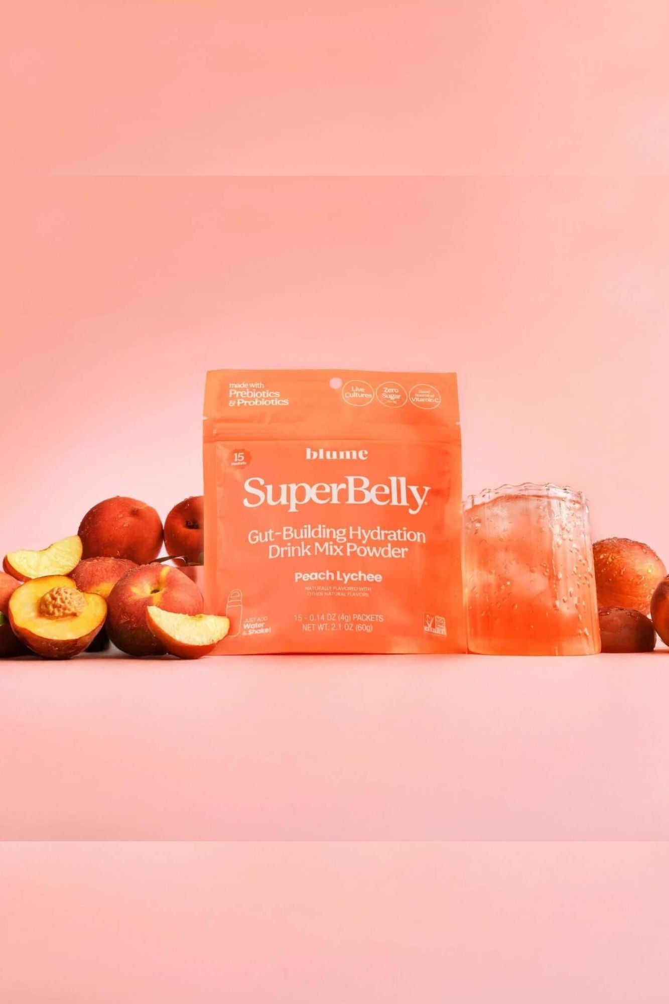 SuperBelly Peach Lychee