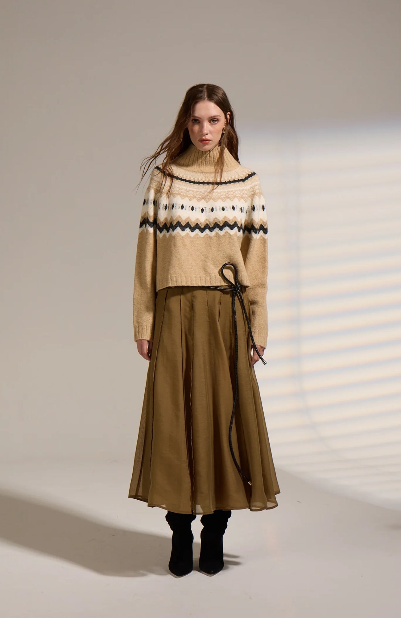 Cinnamon Turtleneck Sweater