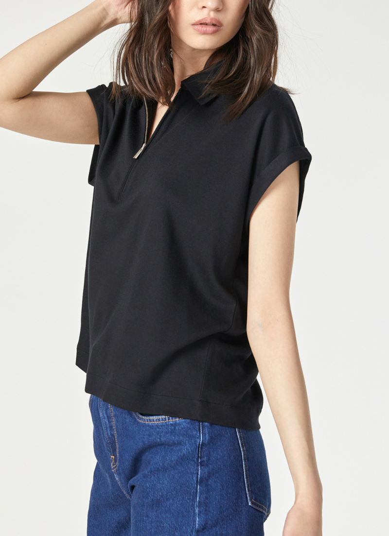T-shirt à col polo Viki
