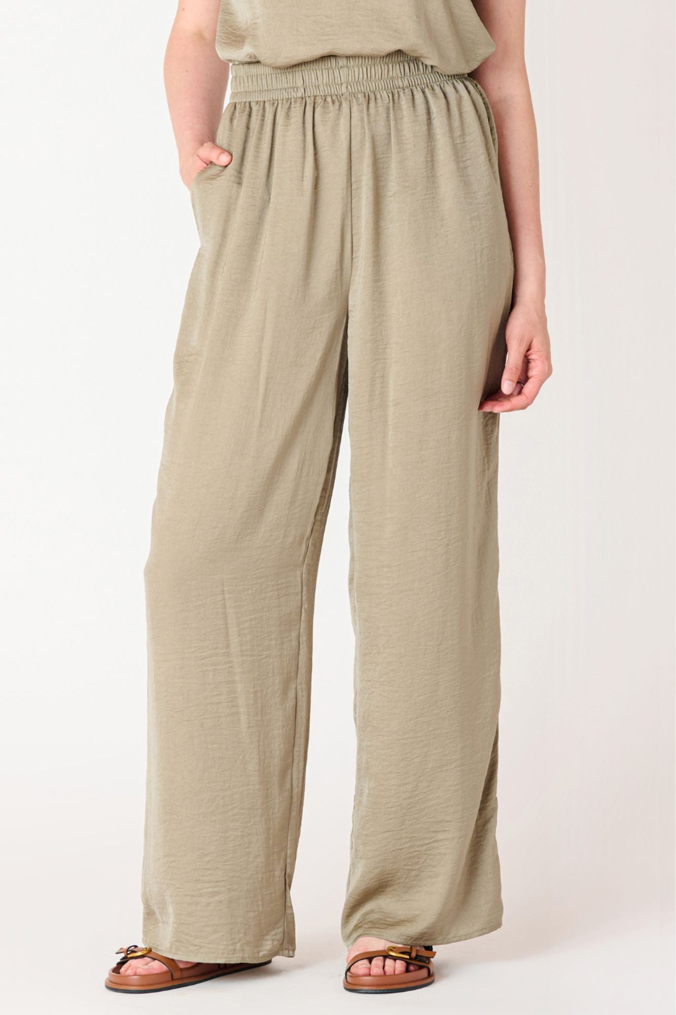 Ayla High Waist Wide Leg Pants