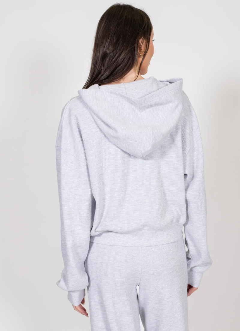 Sweat à capuche Sister en tricot gaufré