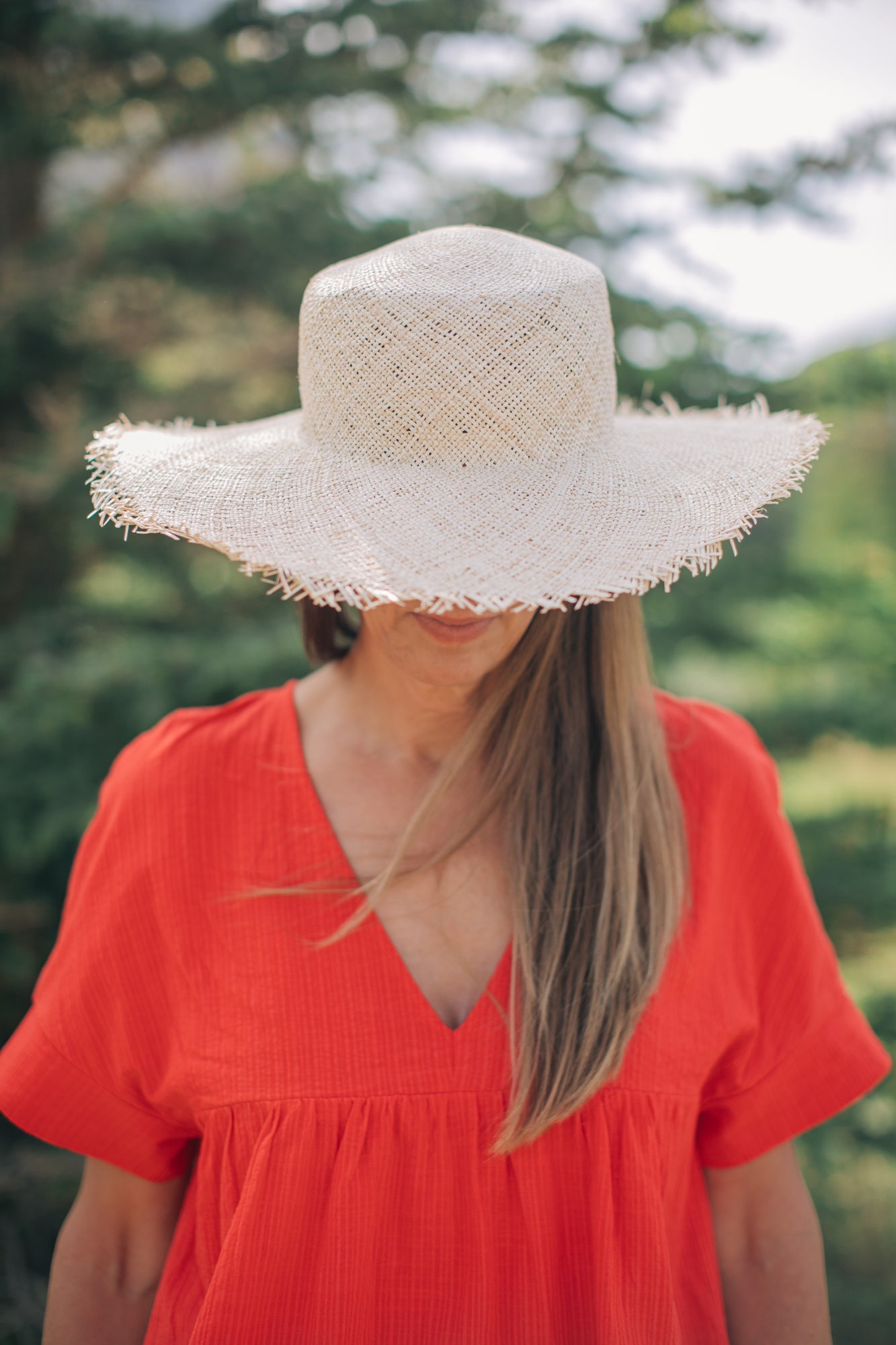 Leonora Boa Straw Boater