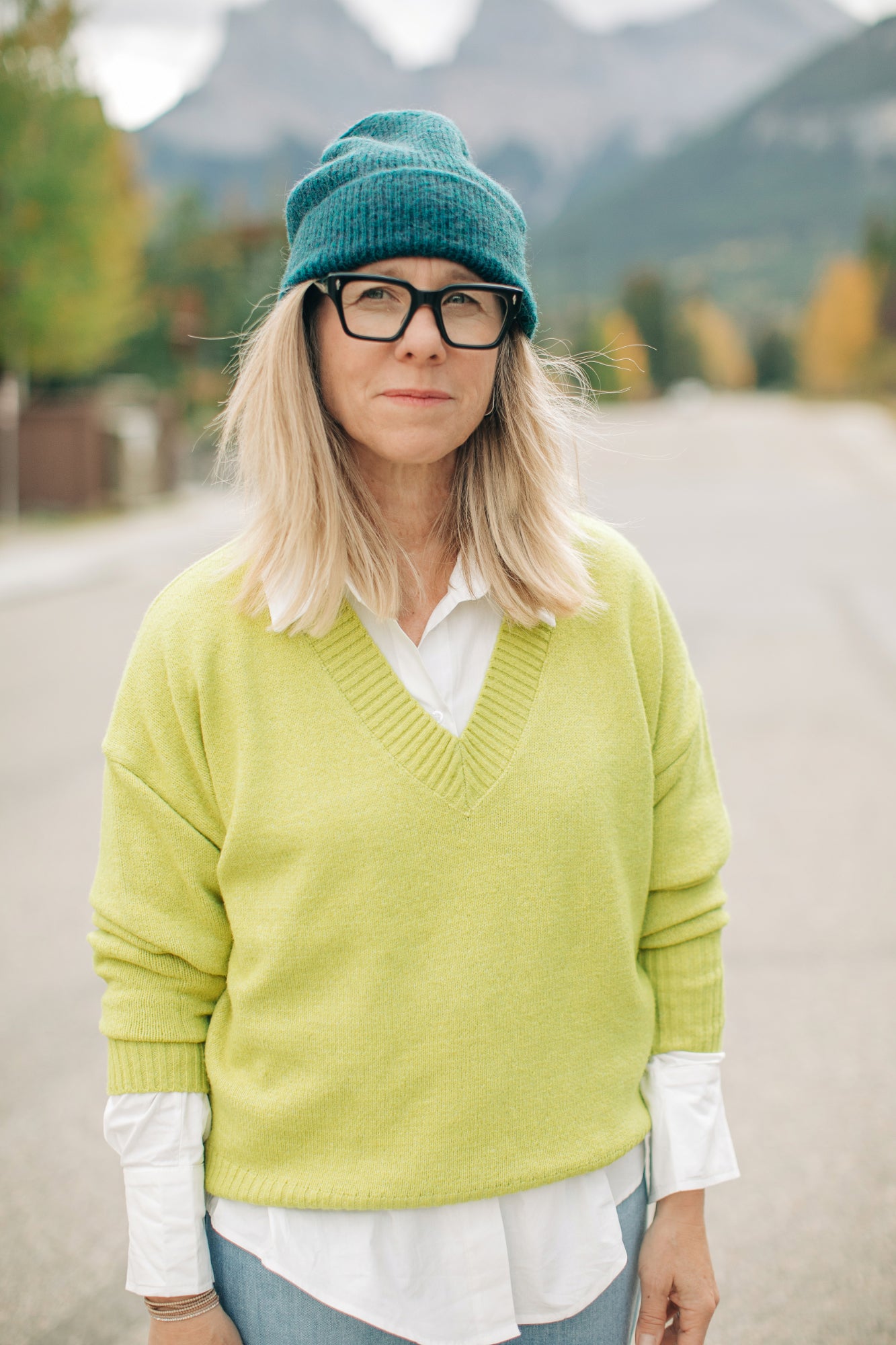 Soft Rib Trim Sweater