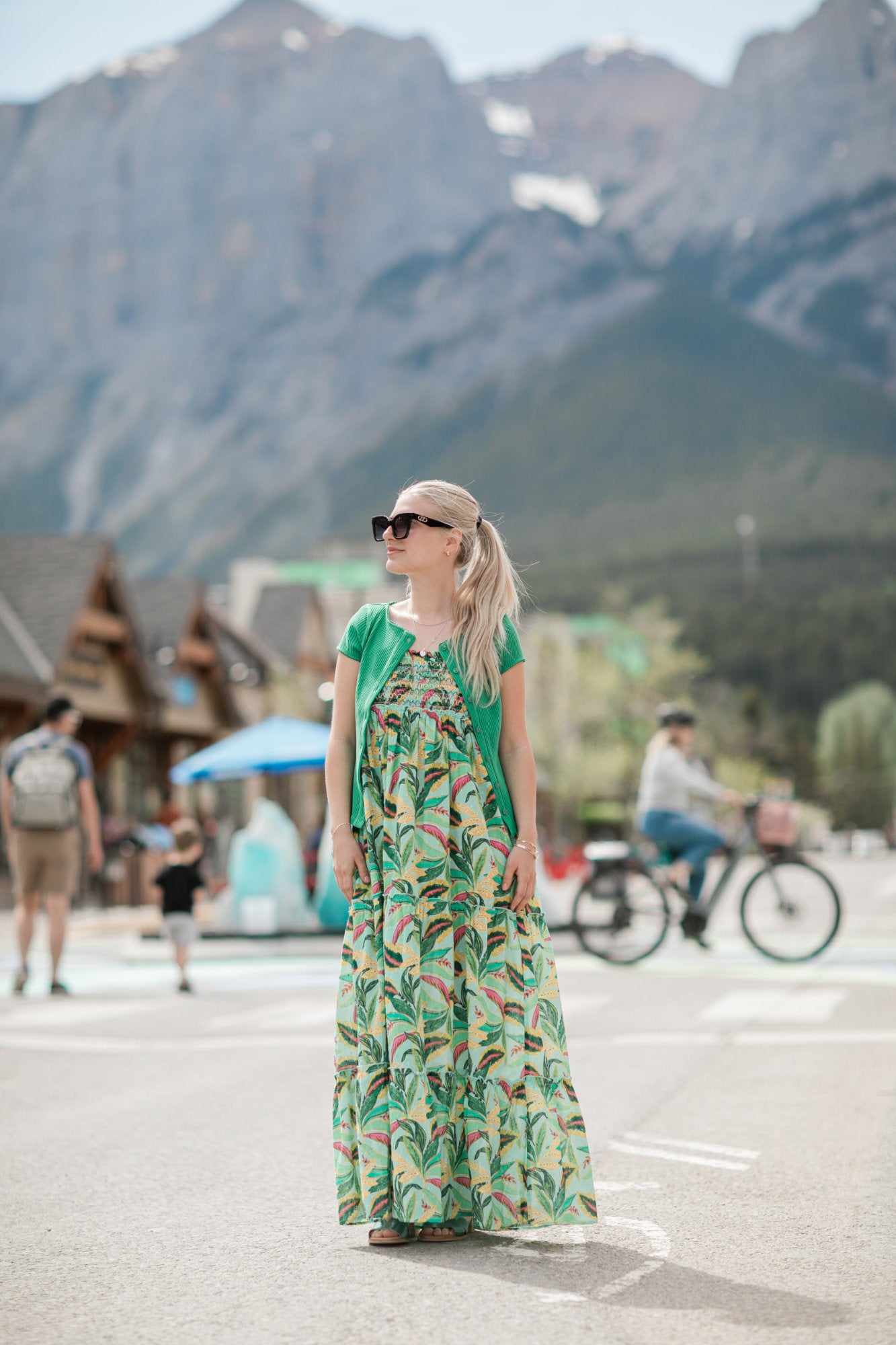 Mint Tropical Dress