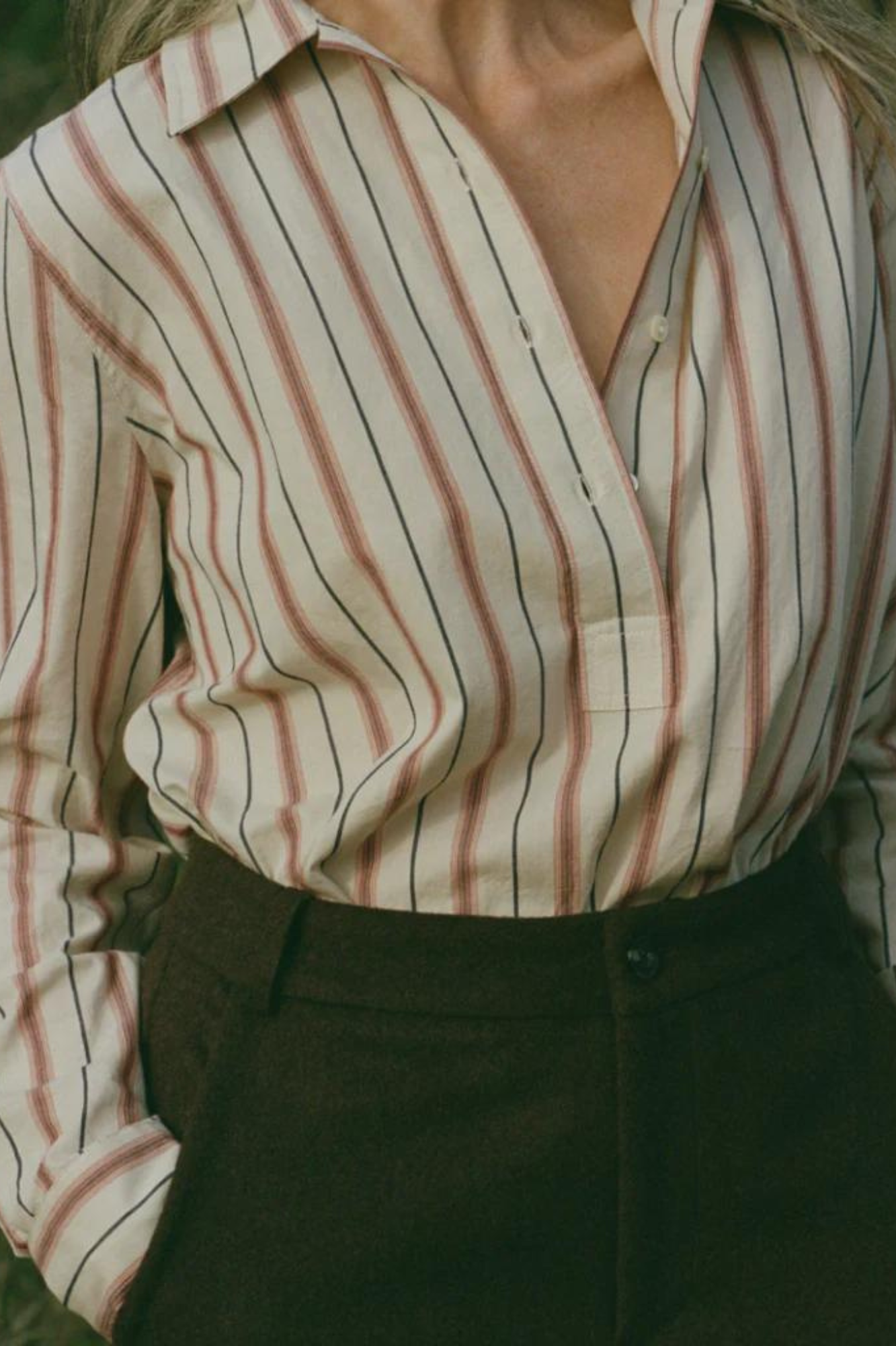 Sullivan Striped Blouse