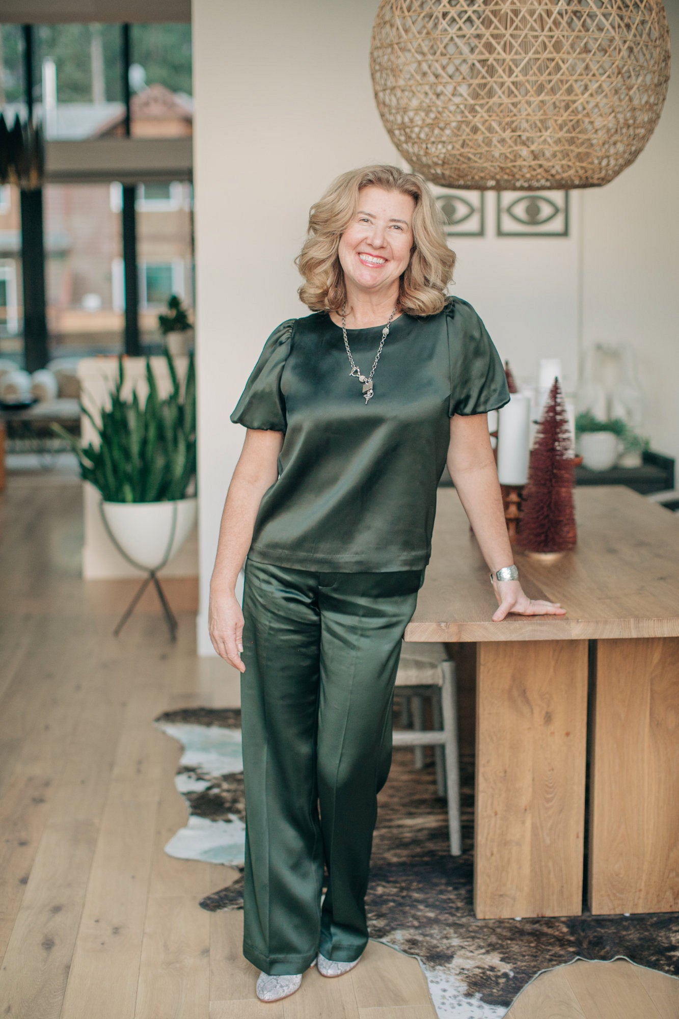 Uma Satin Pant