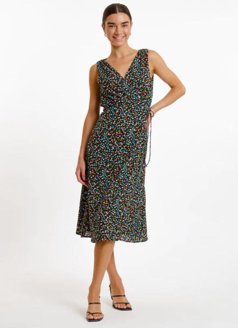 Lauriane Wrap Midi Dress
