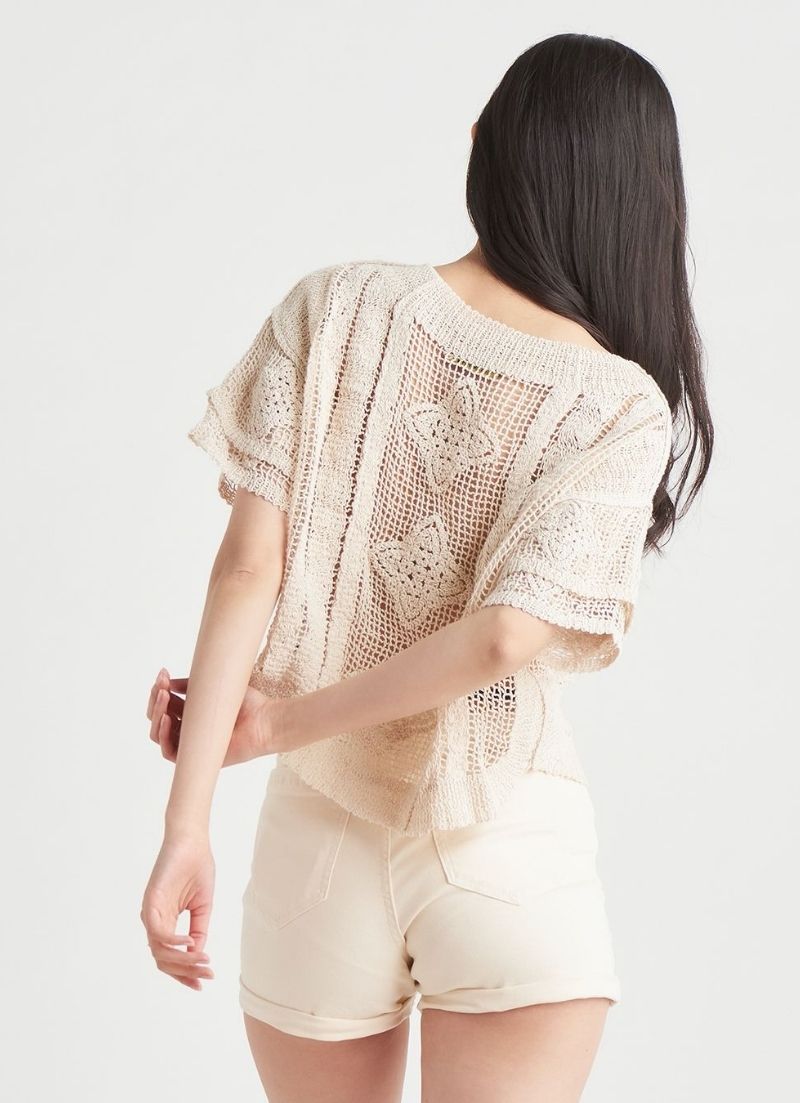 Open Knit Top