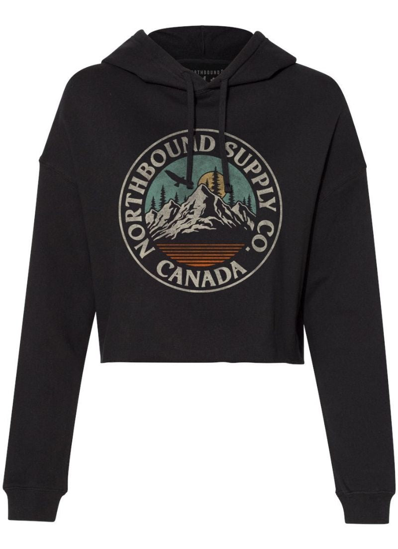 Sweat à capuche court des Rocheuses canadiennes